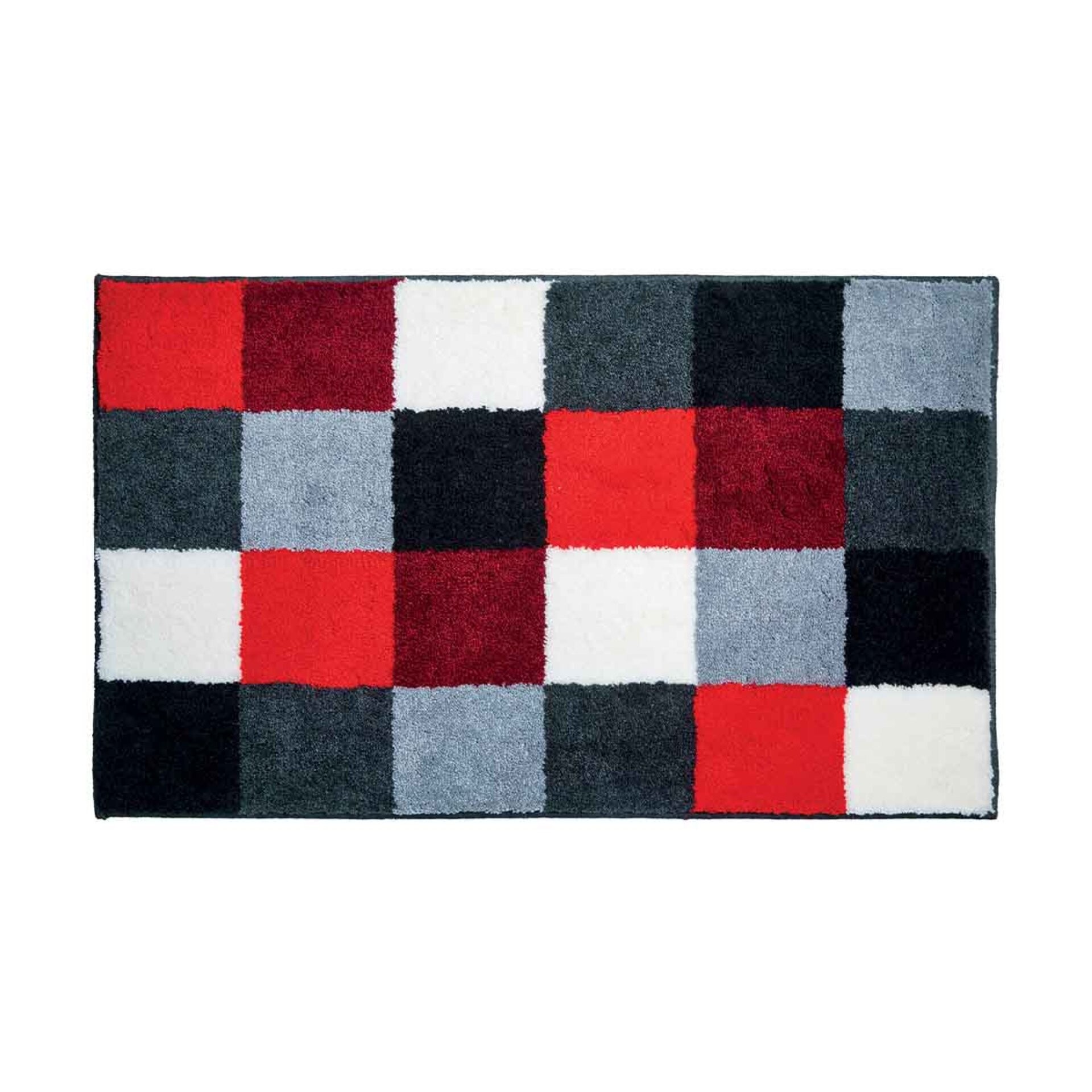 GRUND BONA Badematte 70 x 120 cm Rubinrot
