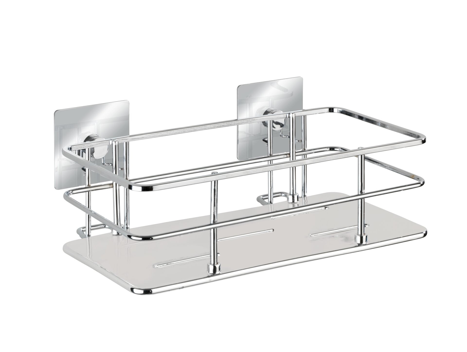 WENKO QUADRO Duschablage, Edelstahl rostfrei, Befestigen ohne bohren, Turbo-Loc® WENKO QUADRO Duschablage, Edelstahl rostfrei, Befestigen ohne bohren, Turbo-Loc®