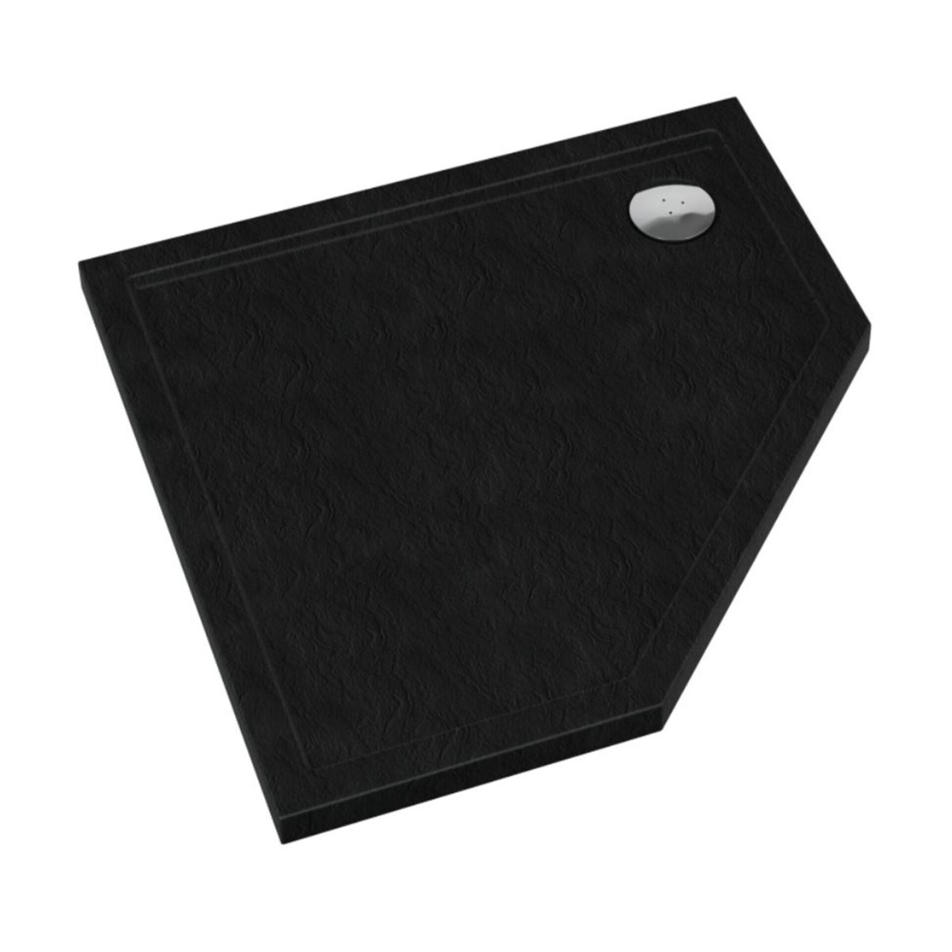 Aedler, Duschwanne Standard Plus Antis Black Scale 80x80x5