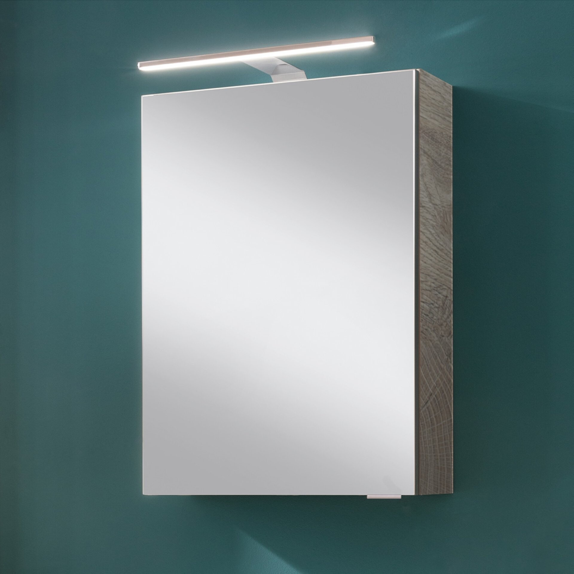 Fackelmann SBC STANFORD Gäste-WC Spiegelschrank 40 cm, Braun hell, rechts Fackelmann SBC STANFORD Gäste-WC Spiegelschrank 40 cm, Braun hell, rechts