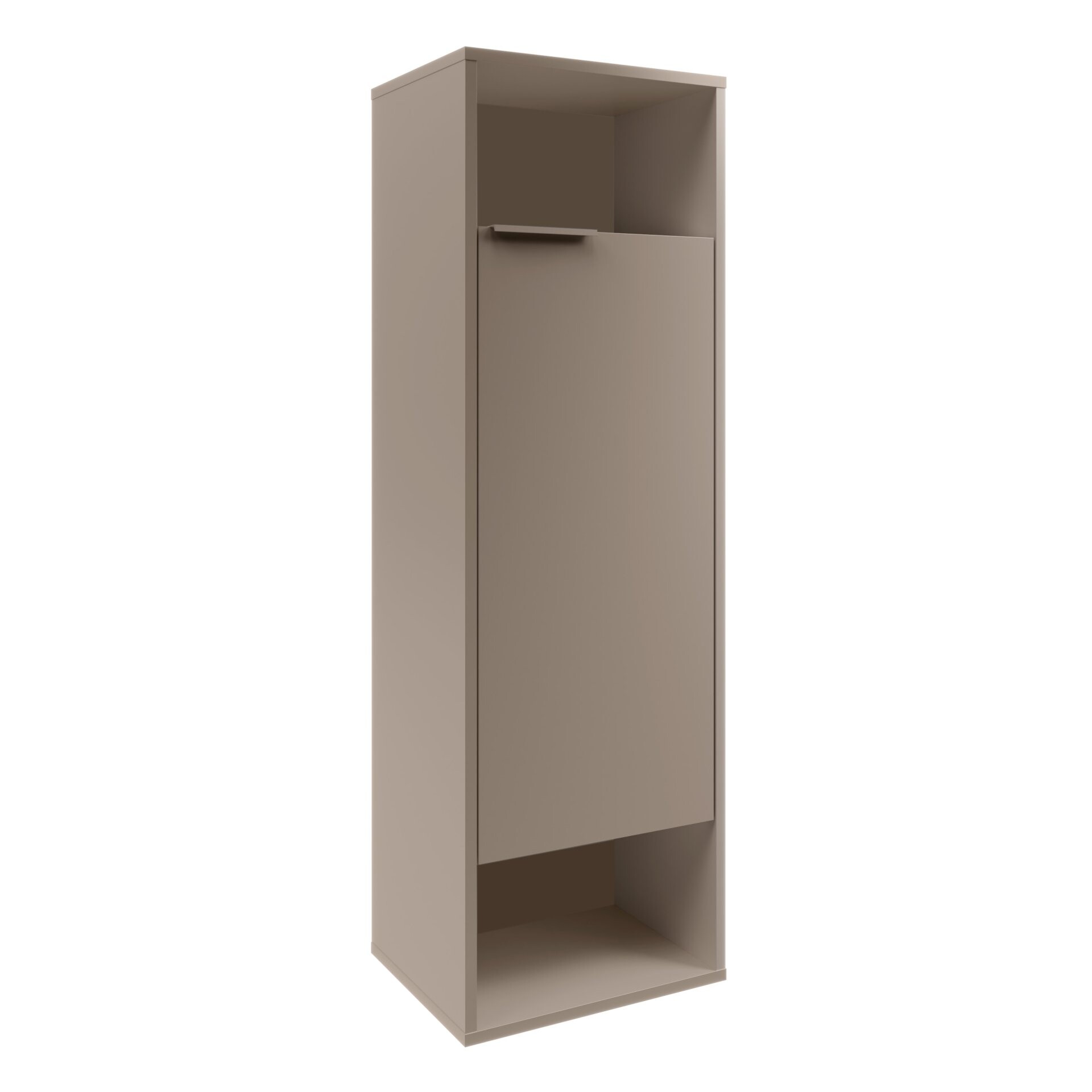 Fackelmann B.PARIS Midischrank 40 cm breit, Grau, Anschlag rechts Fackelmann B.PARIS Midischrank 40 cm breit, Grau, Anschlag rechts