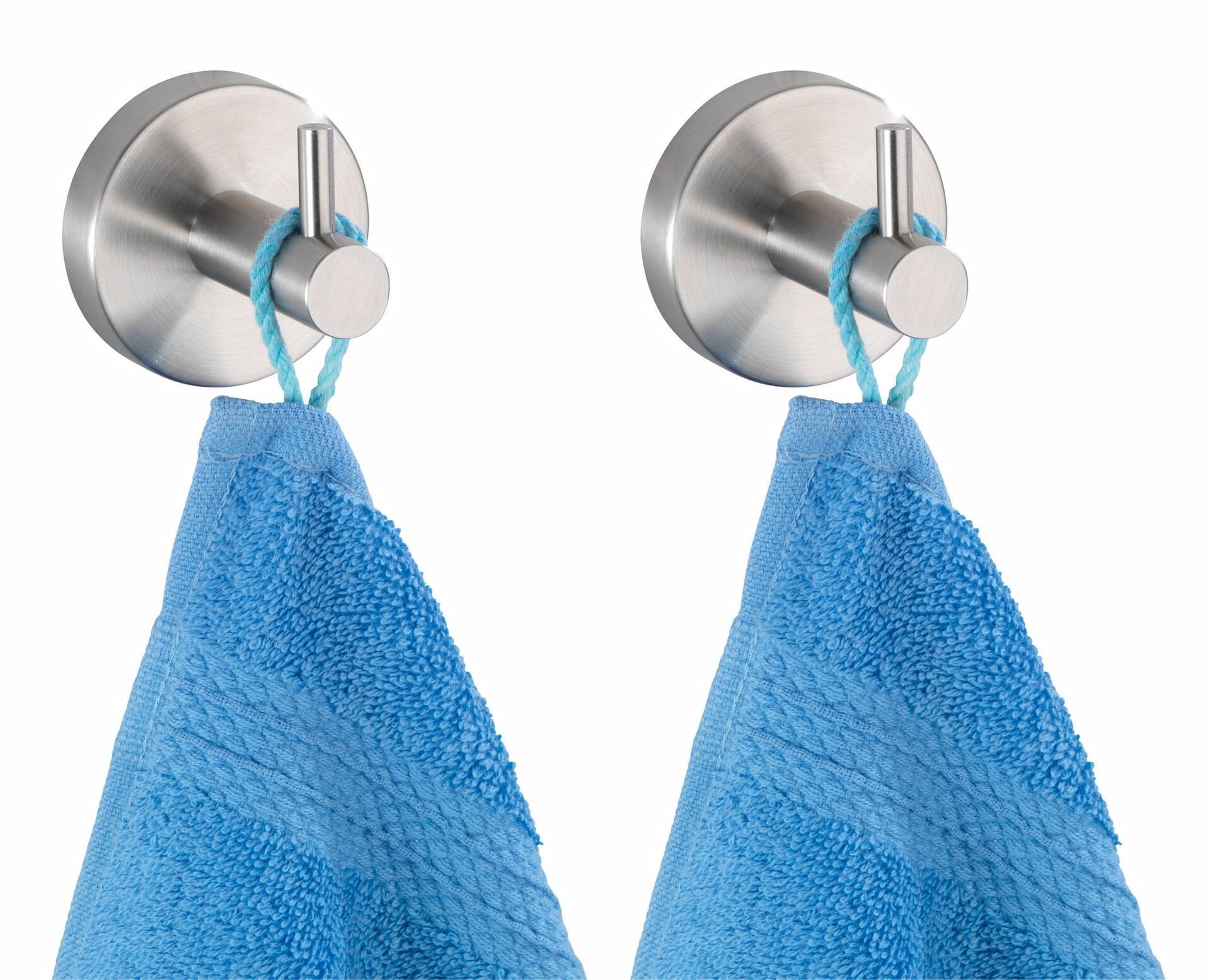 WENKO UNO BOSIO Handtuchhaken 2er Set, Edelstahl rostfrei WENKO UNO BOSIO Handtuchhaken 2er Set, Edelstahl rostfrei