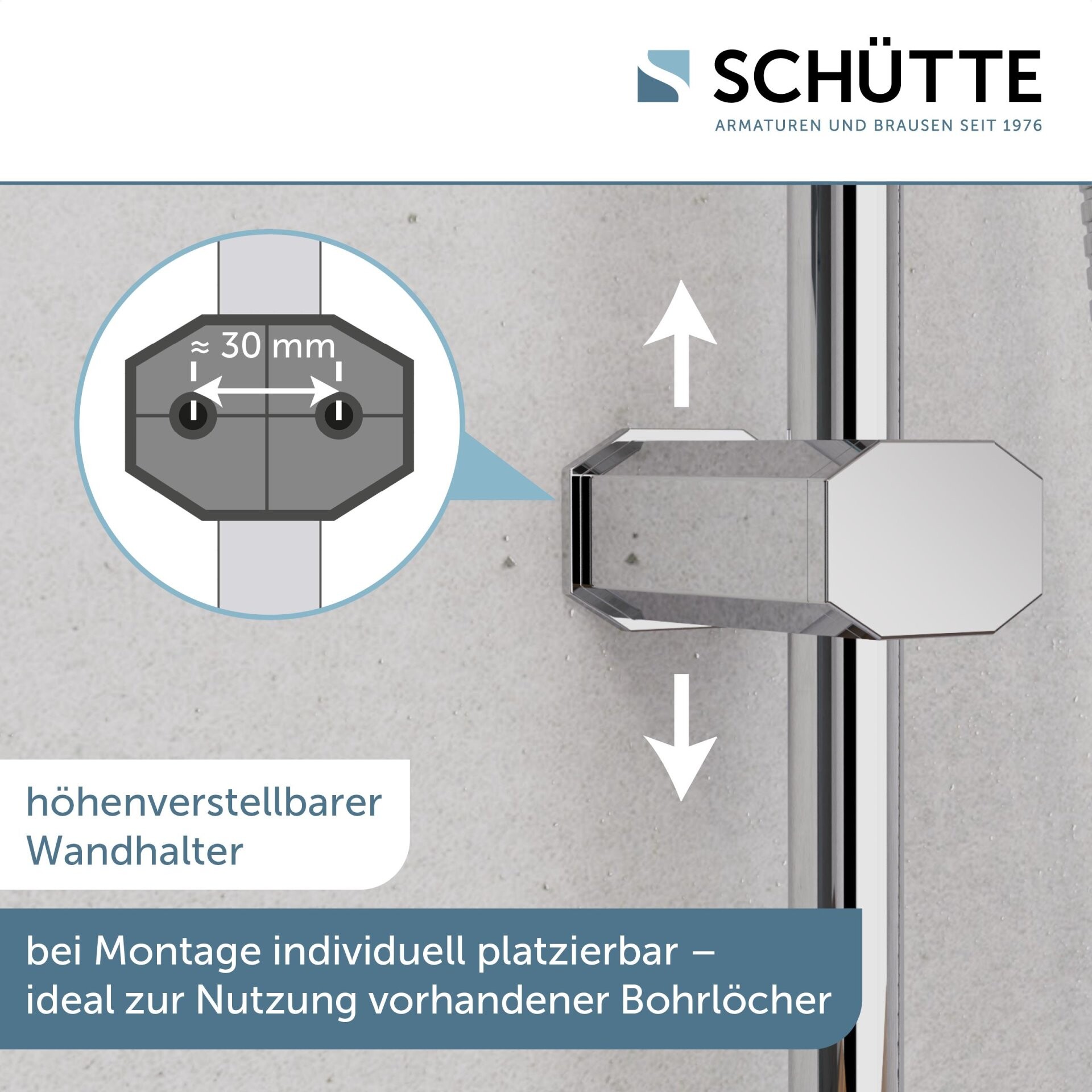 SCHÜTTE TOKYO Überkopf-Brauseset, Chrom SCHÜTTE TOKYO Überkopf-Brauseset, Chrom