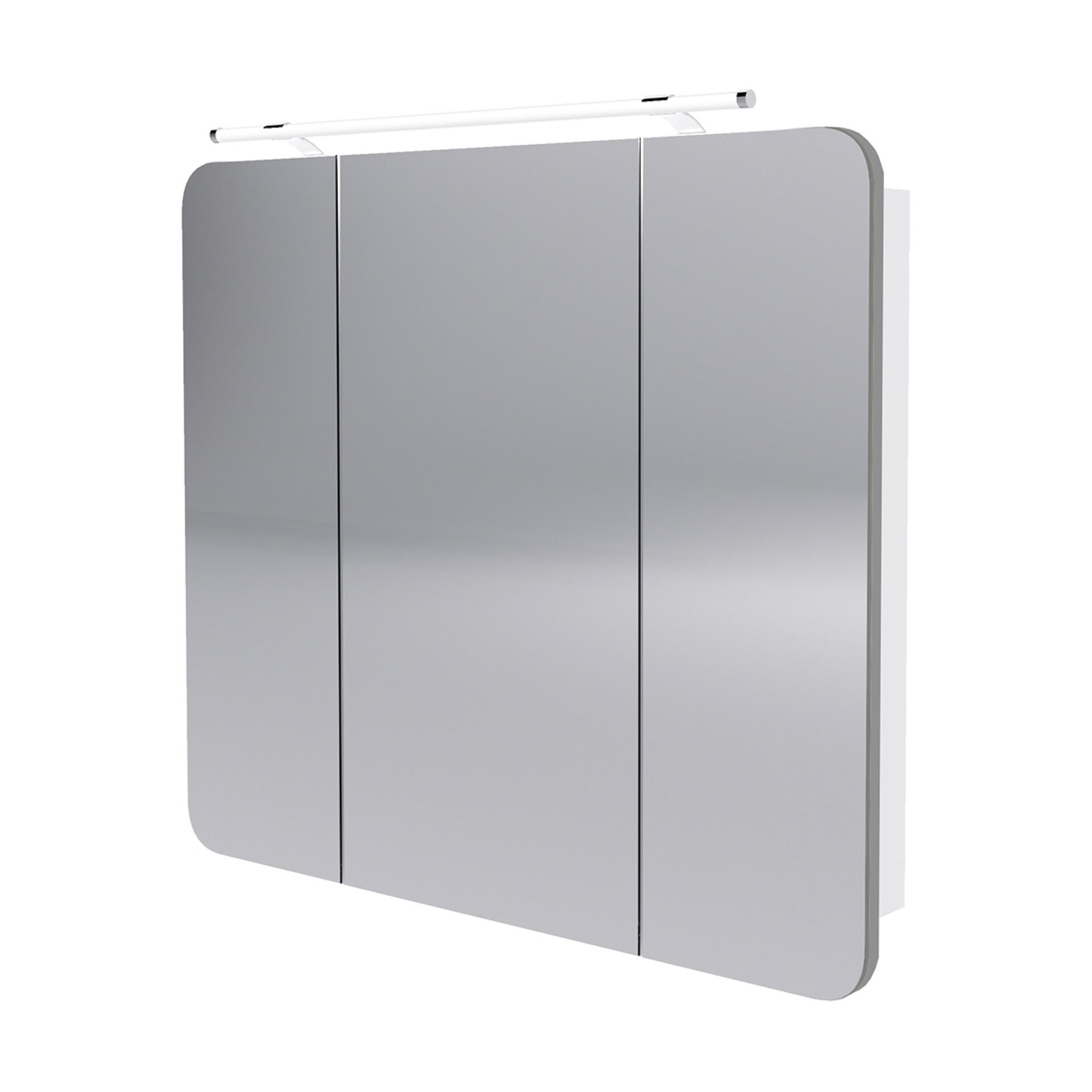 Fackelmann MILANO LED Spiegelschrank 90 cm, Weiß Fackelmann MILANO LED Spiegelschrank 90 cm, Weiß