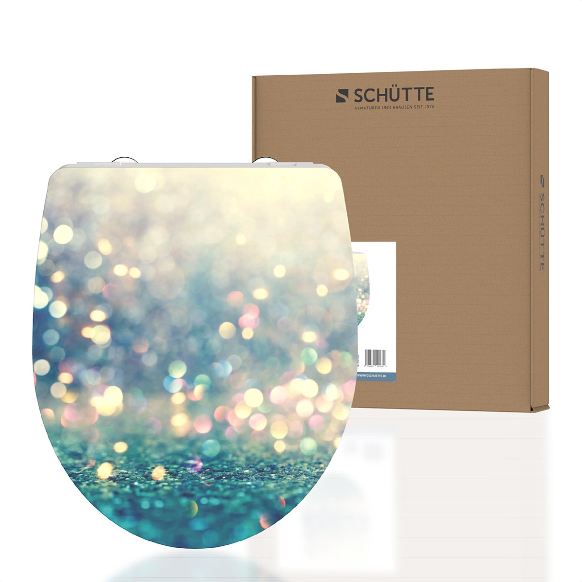 Schütte MAGIC LIGHT WC-Sitz, mit Absenkautomatik und Schnellverschluss, Duroplast HG Schütte MAGIC LIGHT WC-Sitz, mit Absenkautomatik und Schnellverschluss, Duroplast HG