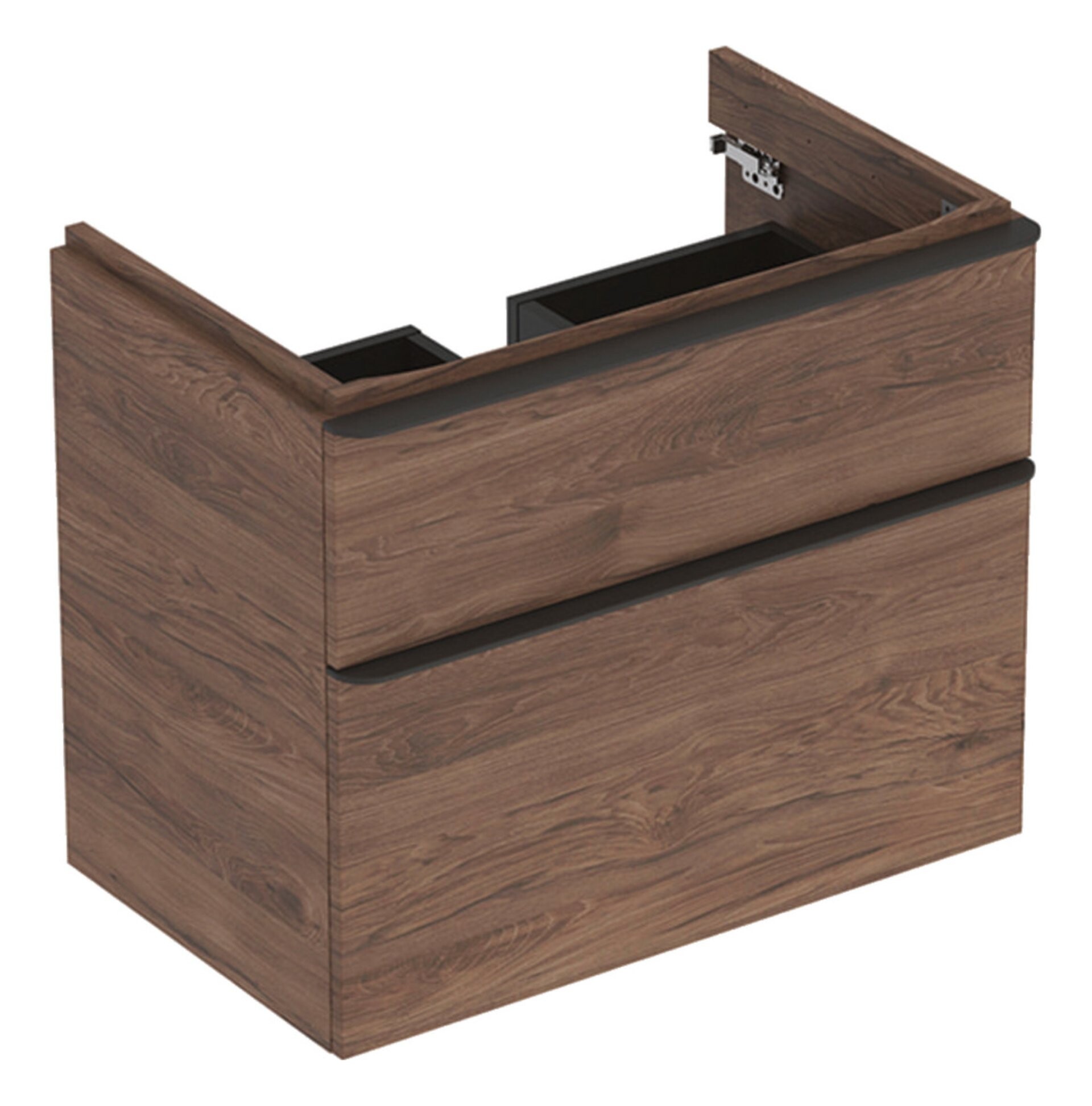 GEBERIT SMYLE SQUARE Waschbeckenunterschrank 73,4 cm breit, Braun dunkel GEBERIT SMYLE SQUARE Waschbeckenunterschrank 73,4 cm breit, Braun dunkel