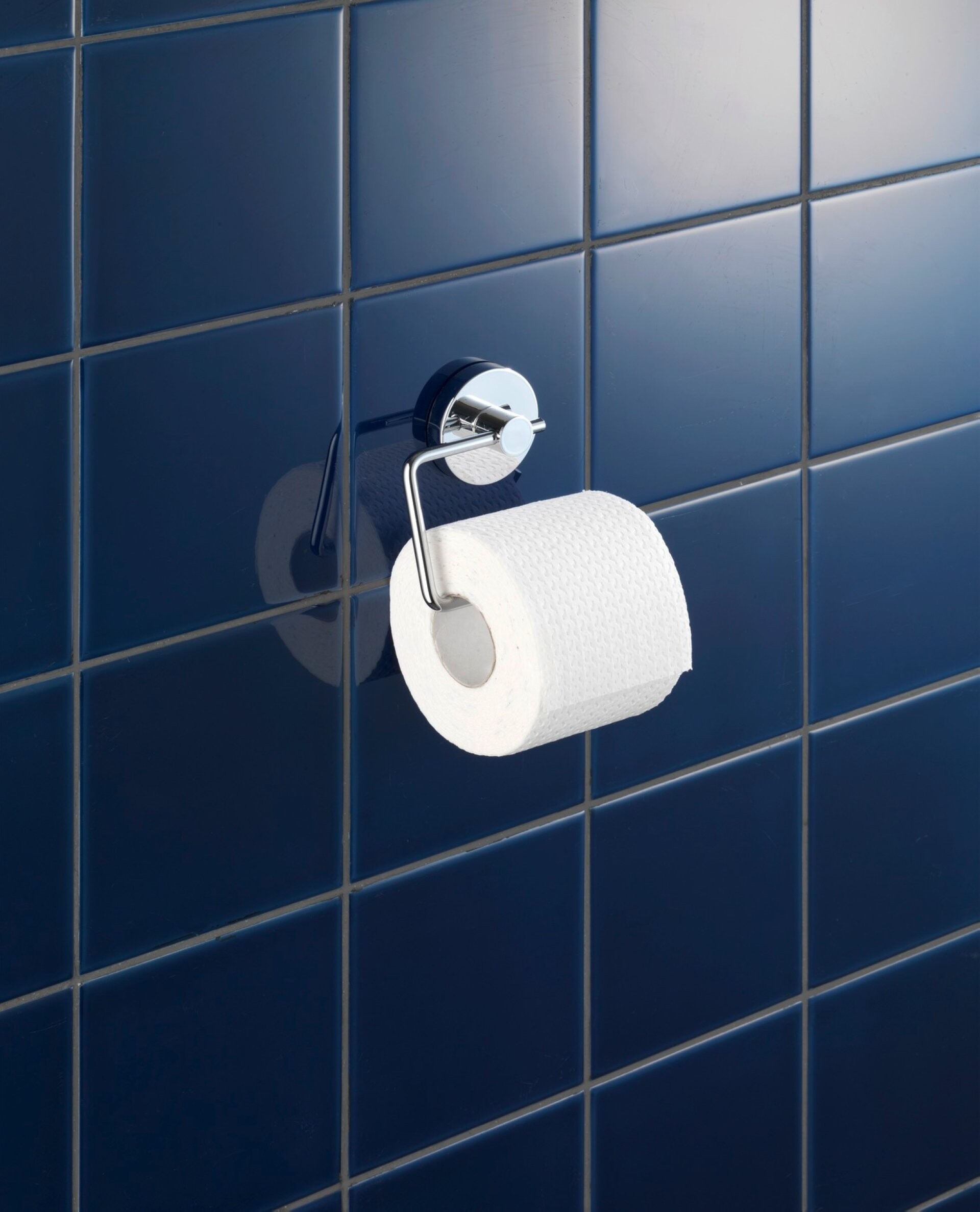 WENKO Vacuum-Loc® Toilettenpapierhalter Milazzo, 2er Set, Befestigung ohne bohren