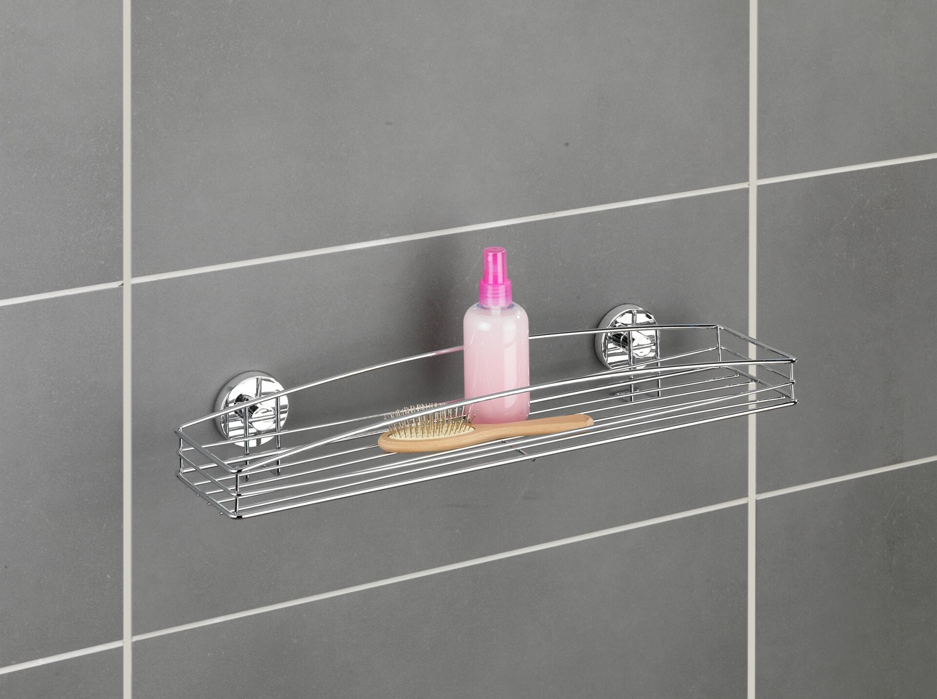 WENKO MILAZZO Duschablage, Befestigen ohne bohren, Vacuum-Loc® WENKO MILAZZO Duschablage, Befestigen ohne bohren, Vacuum-Loc®
