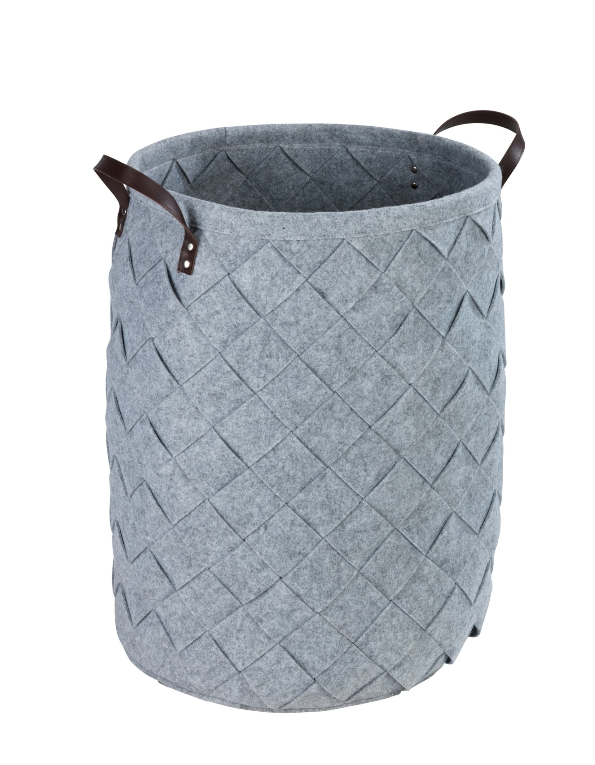 WENKO TROVO Wäschekorb 75 Liter, Grau WENKO TROVO Wäschekorb 75 Liter, Grau