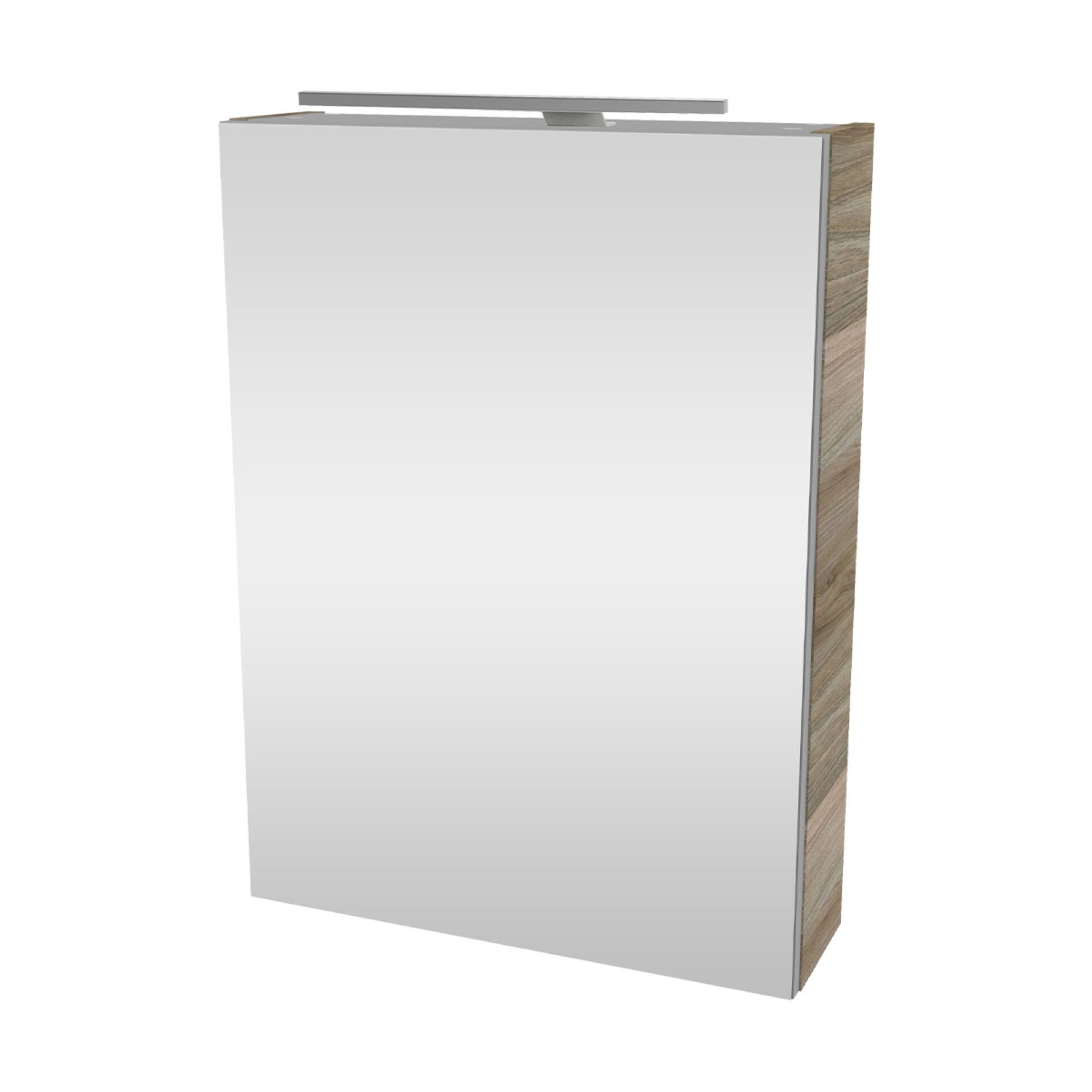Fackelmann SBC LUXOR Gäste-WC Spiegelschrank 50 cm, Grau, rechts Fackelmann SBC LUXOR Gäste-WC Spiegelschrank 50 cm, Grau, rechts