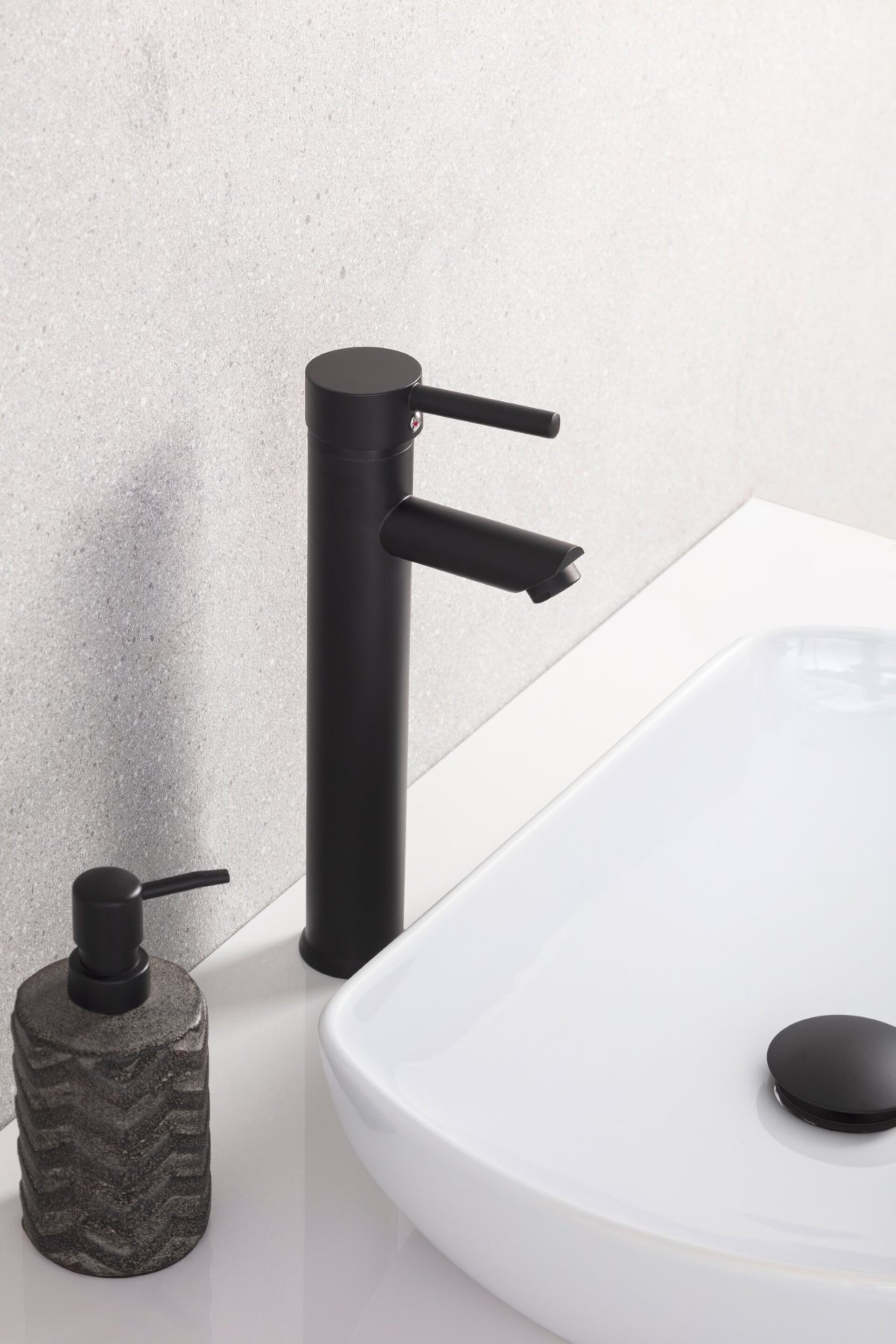 Fackelmann NEW YORK Waschtischarmatur Schwarz matt Fackelmann NEW YORK Waschtischarmatur Schwarz matt