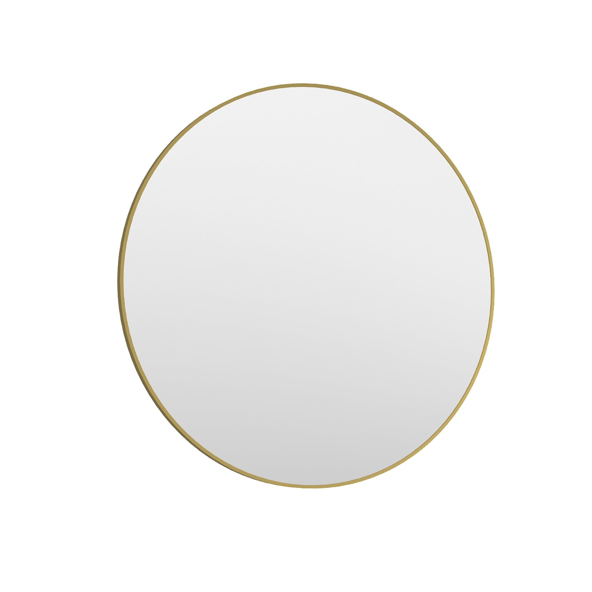 BADEDU IMPERO Spiegel Ø 80 cm, Gold, rund