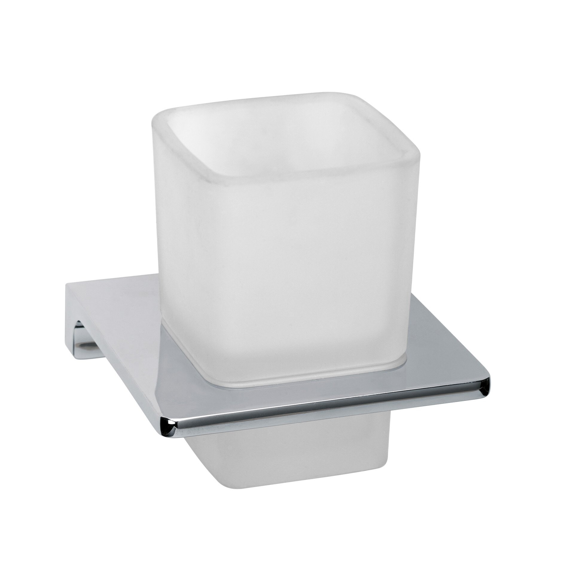 BadeDu SIRIUS Glas mit Halter Chrom BadeDu SIRIUS Glas mit Halter Chrom