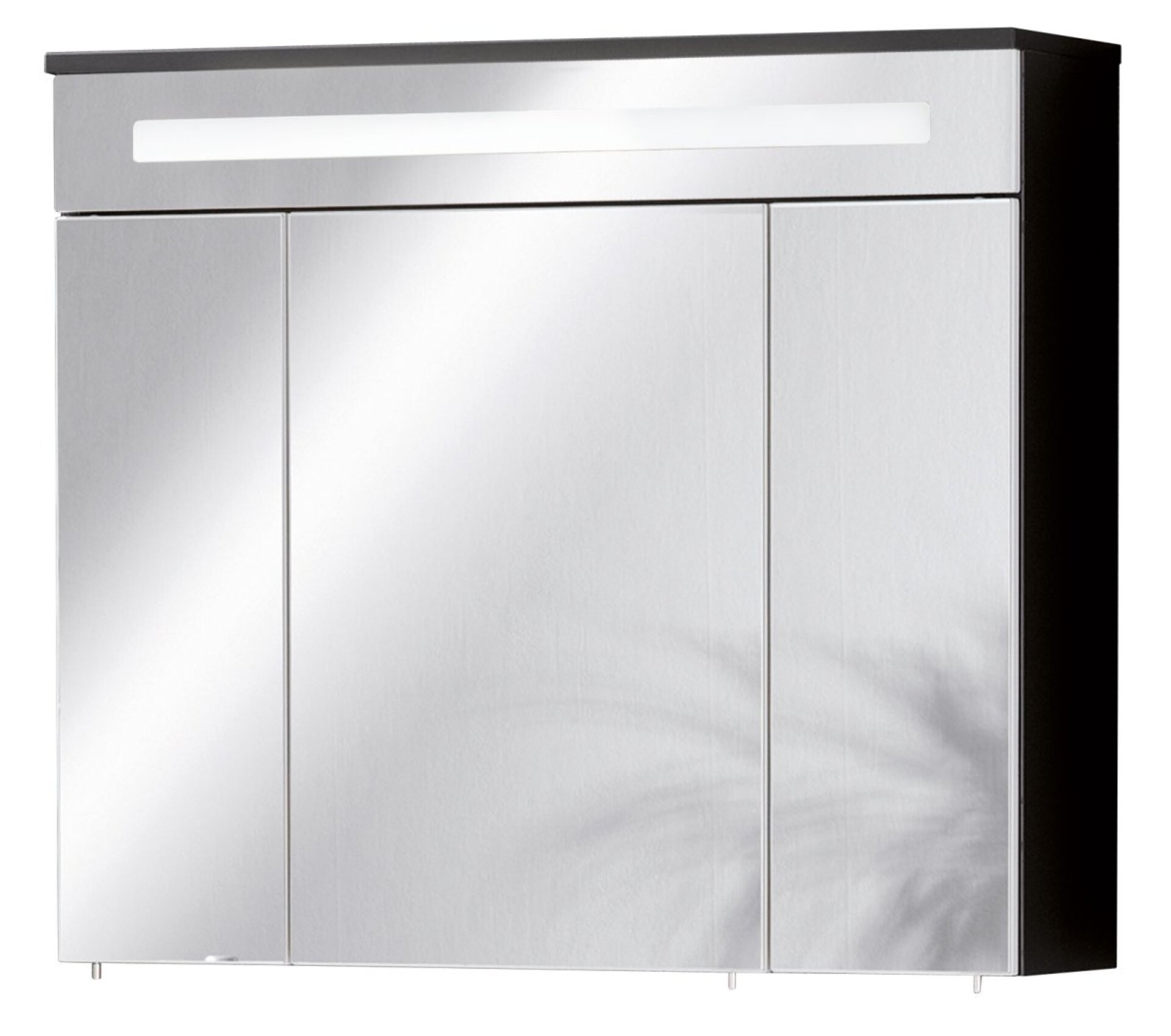Fackelmann KARA LED Spiegelschrank 80 cm, Anthrazit Fackelmann KARA LED Spiegelschrank 80 cm, Anthrazit