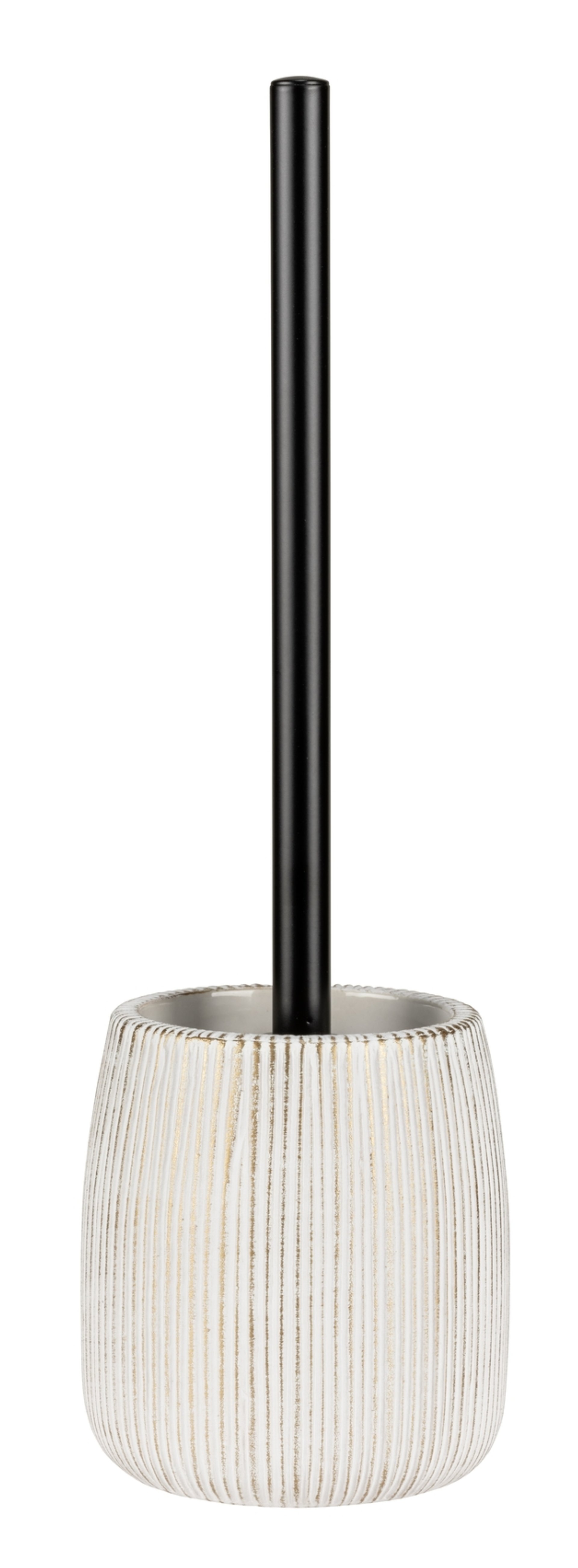 WENKO PASCOLI WC-Garnitur, Weiß/Gold, Keramik