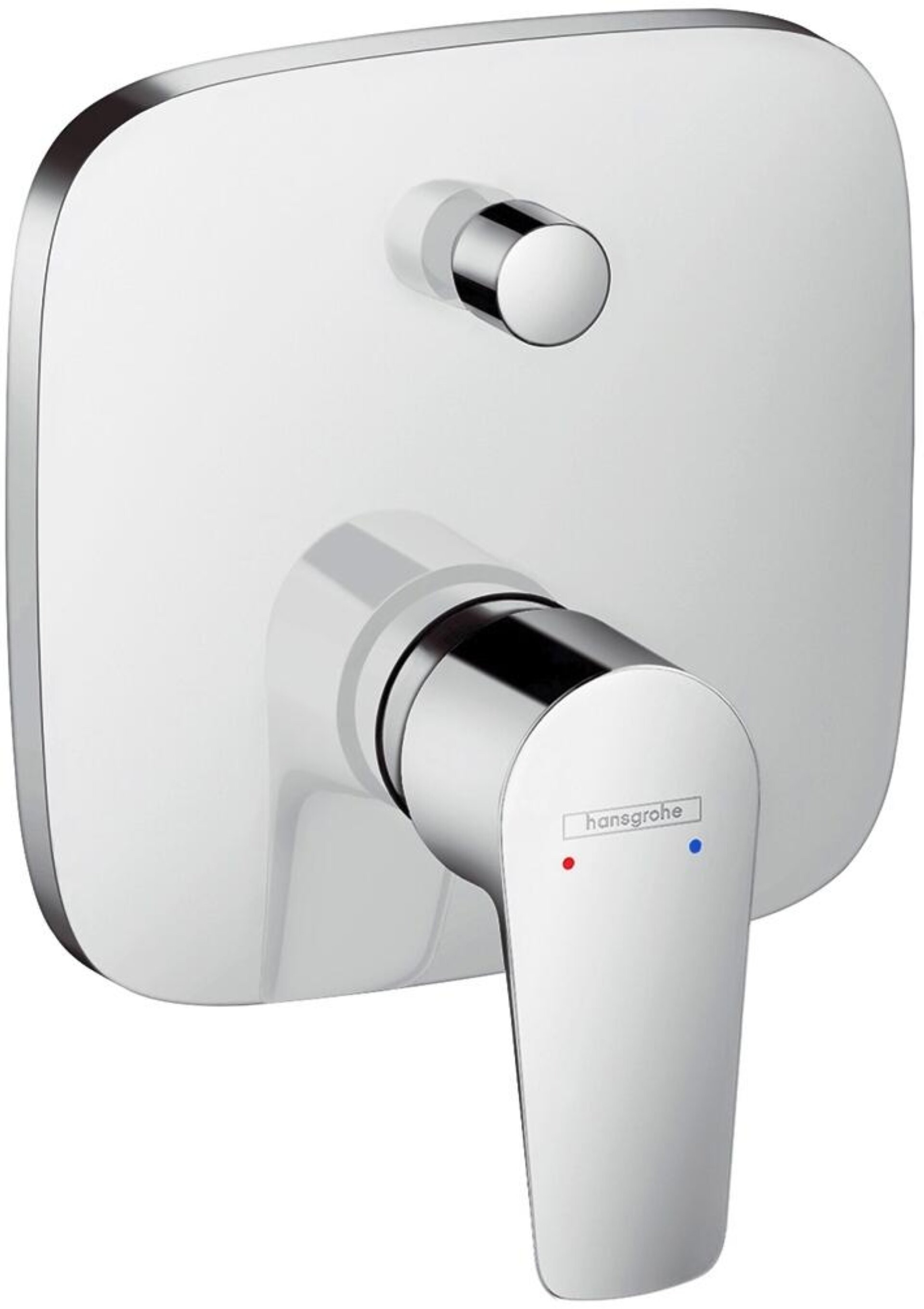 HANSGROHE TALIS E Badewannenarmatur, Chrom, Unterputz, mit Sicherungskombination
