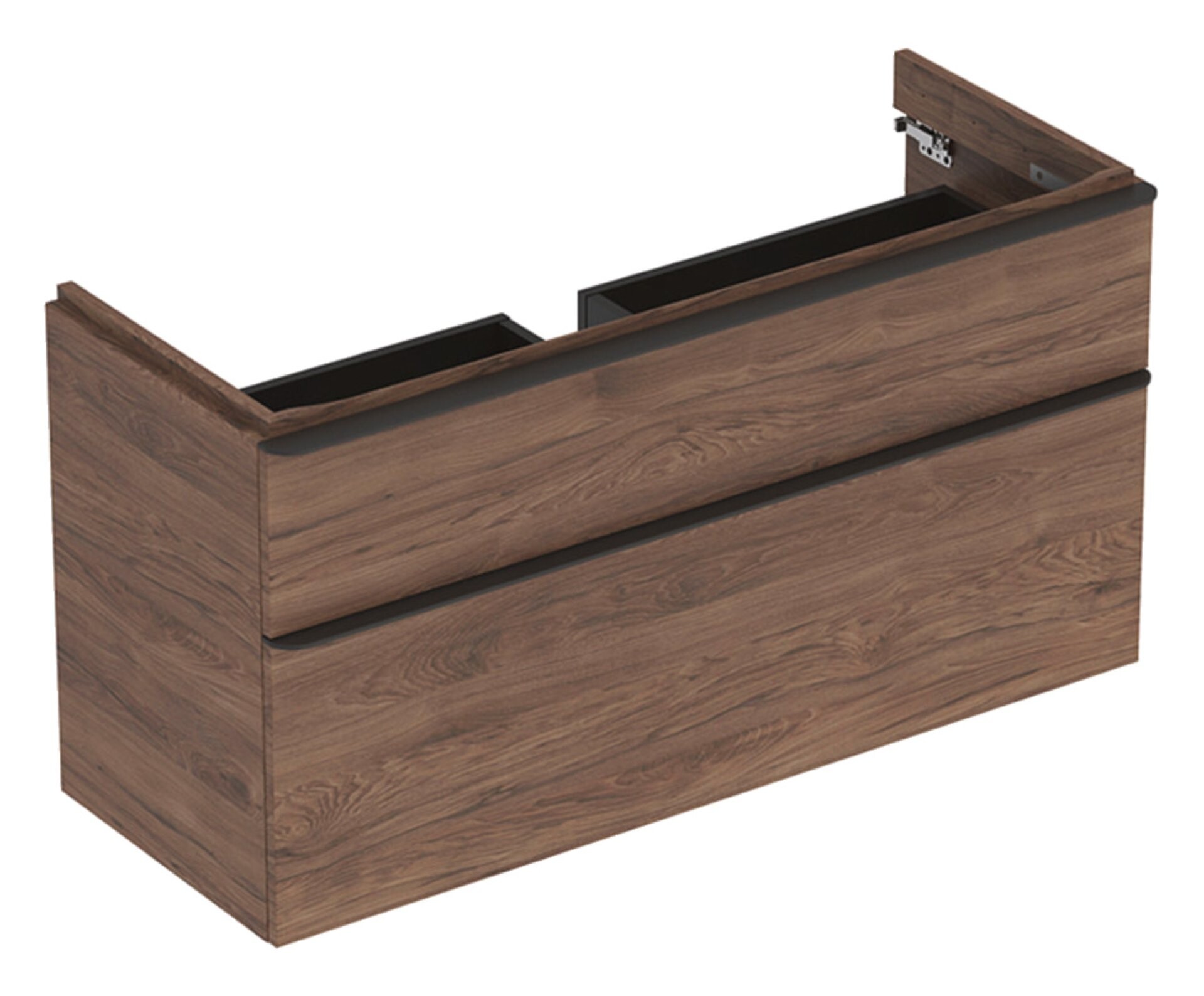 GEBERIT SMYLE SQUARE Waschbeckenunterschrank 118,4 cm breit, Braun dunkel GEBERIT SMYLE SQUARE Waschbeckenunterschrank 118,4 cm breit, Braun dunkel