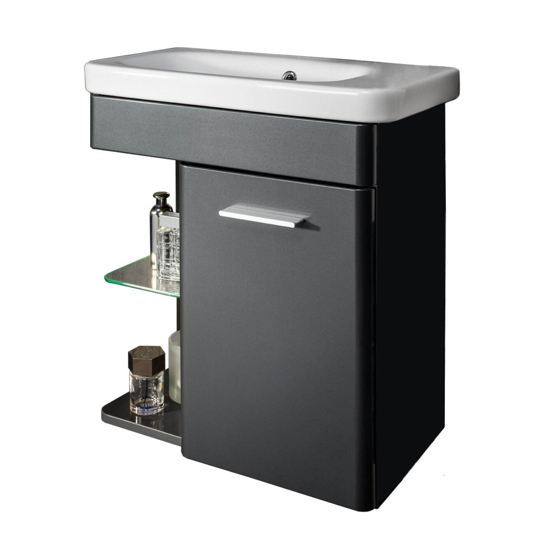 LANZET K8 Gäste WC Set 60 cm Anthrazit LANZET K8 Gäste WC Set 60 cm Anthrazit