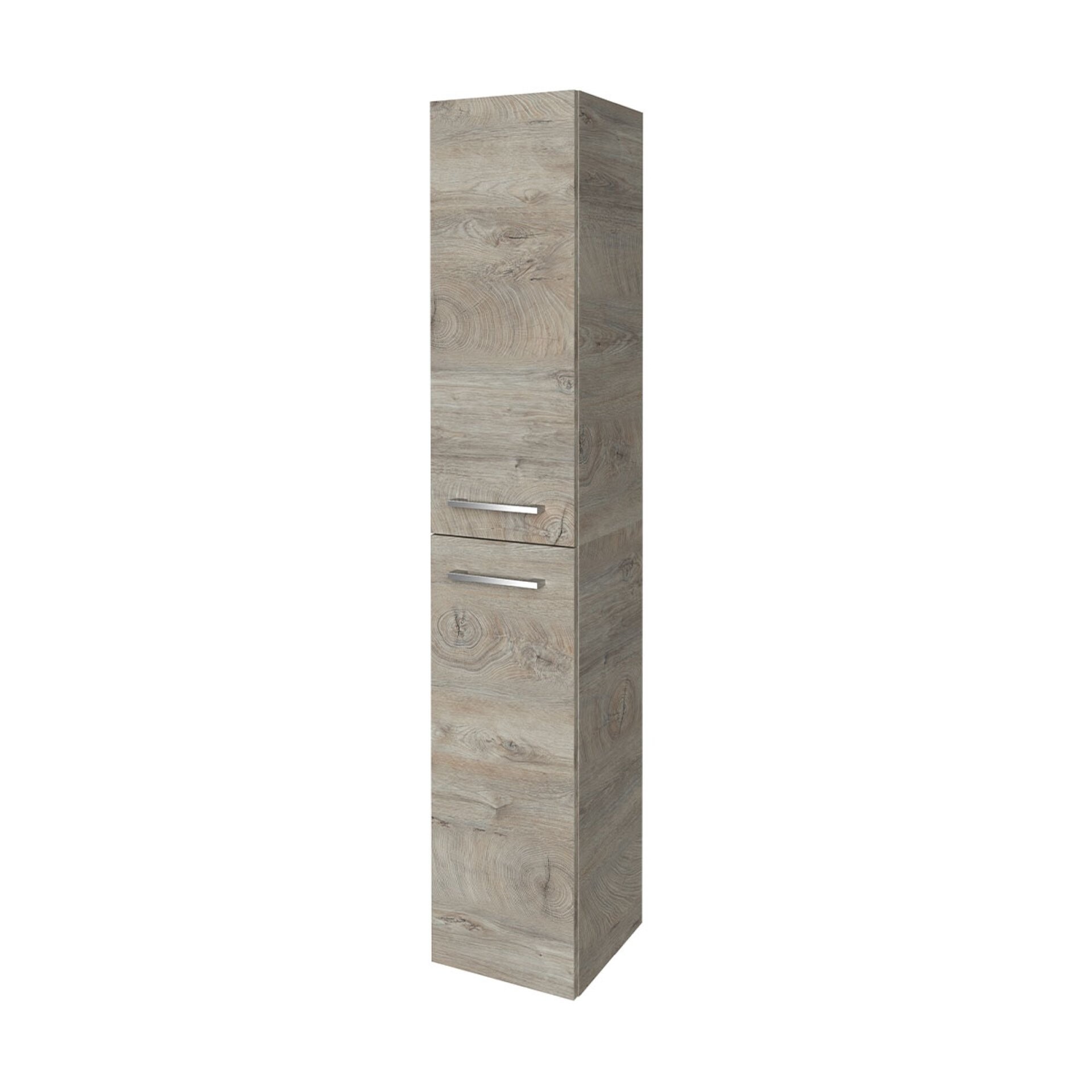 Fackelmann B.STYLE Hochschrank links, 30 cm breit, Grau Fackelmann B.STYLE Hochschrank links, 30 cm breit, Grau