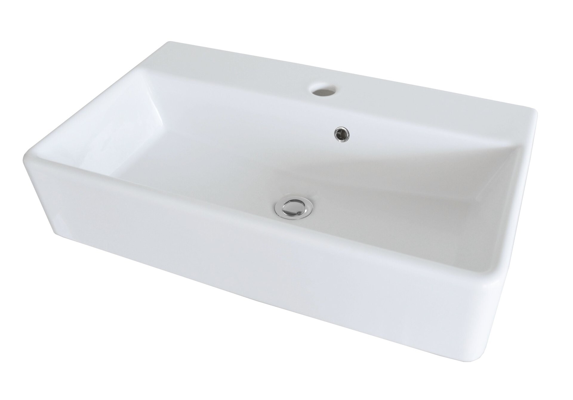 Fackelmann Waschbecken 60 cm aus Keramik Fackelmann Waschbecken 60 cm aus Keramik