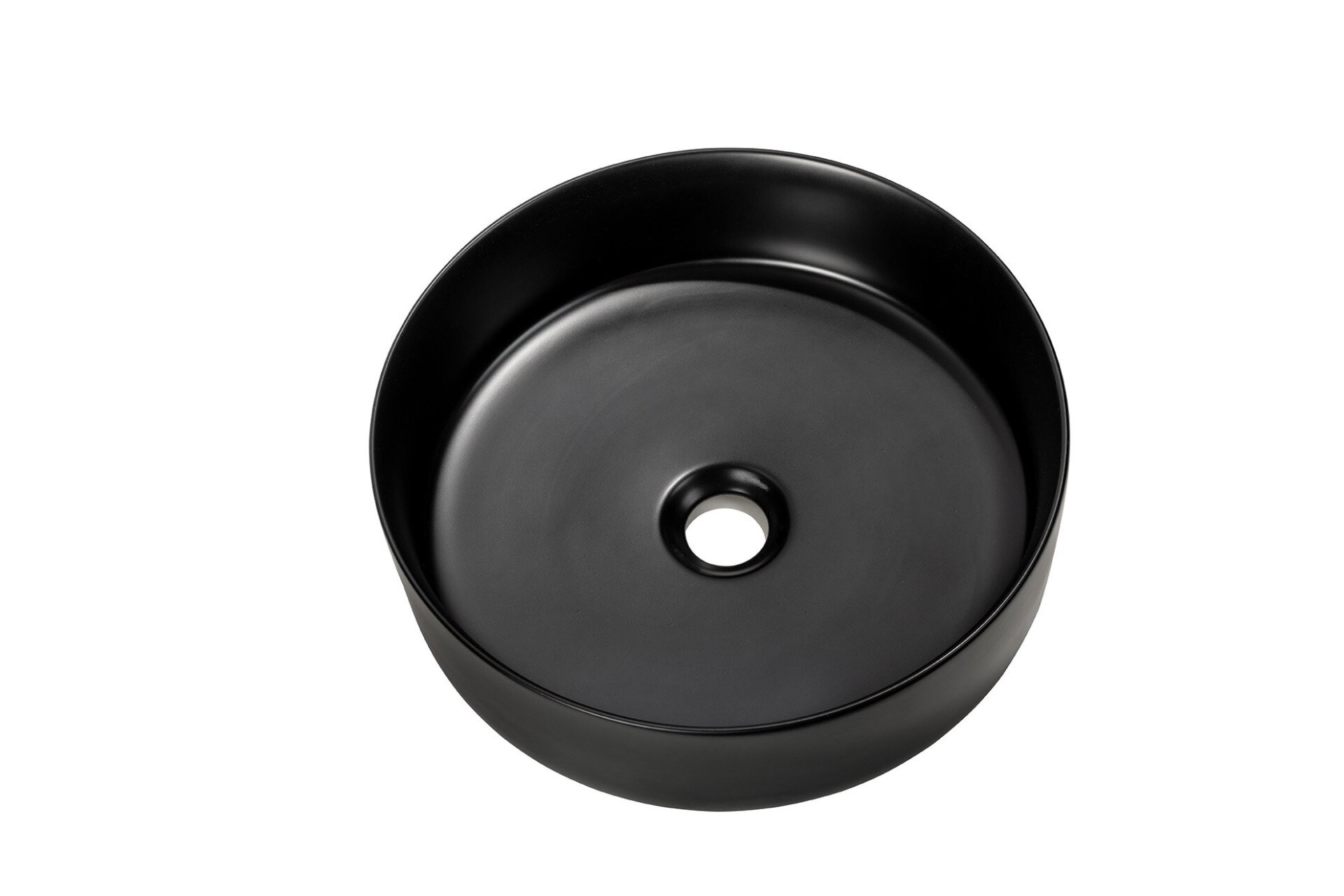 Lanzet Woodblock Keramik-Aufsatzschüssel schwarz matt 35cm Lanzet Woodblock Keramik-Aufsatzschüssel schwarz matt 35cm