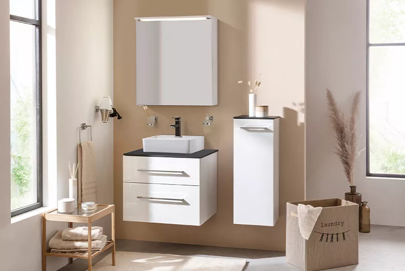 Wandfarben für Badezimmer in Beige Wandfarben für Badezimmer in Beige