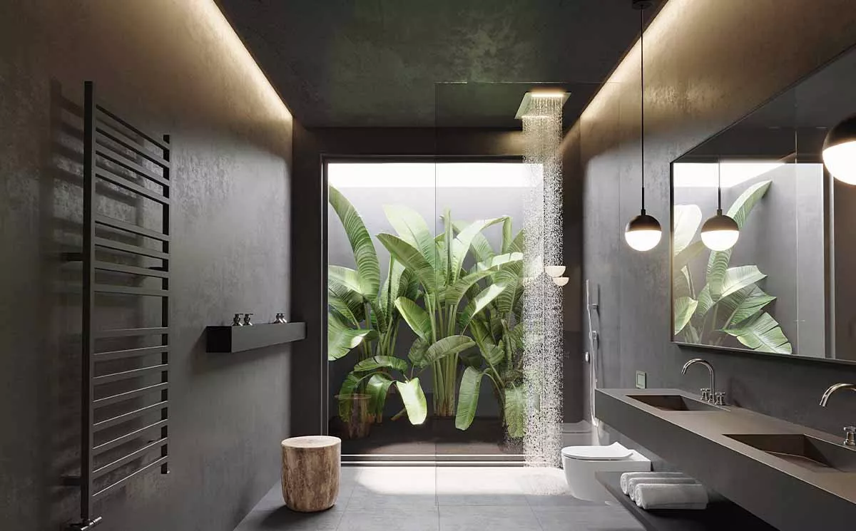 Designbad mit exklusiver Beleuchtung Designbad mit exklusiver Beleuchtung