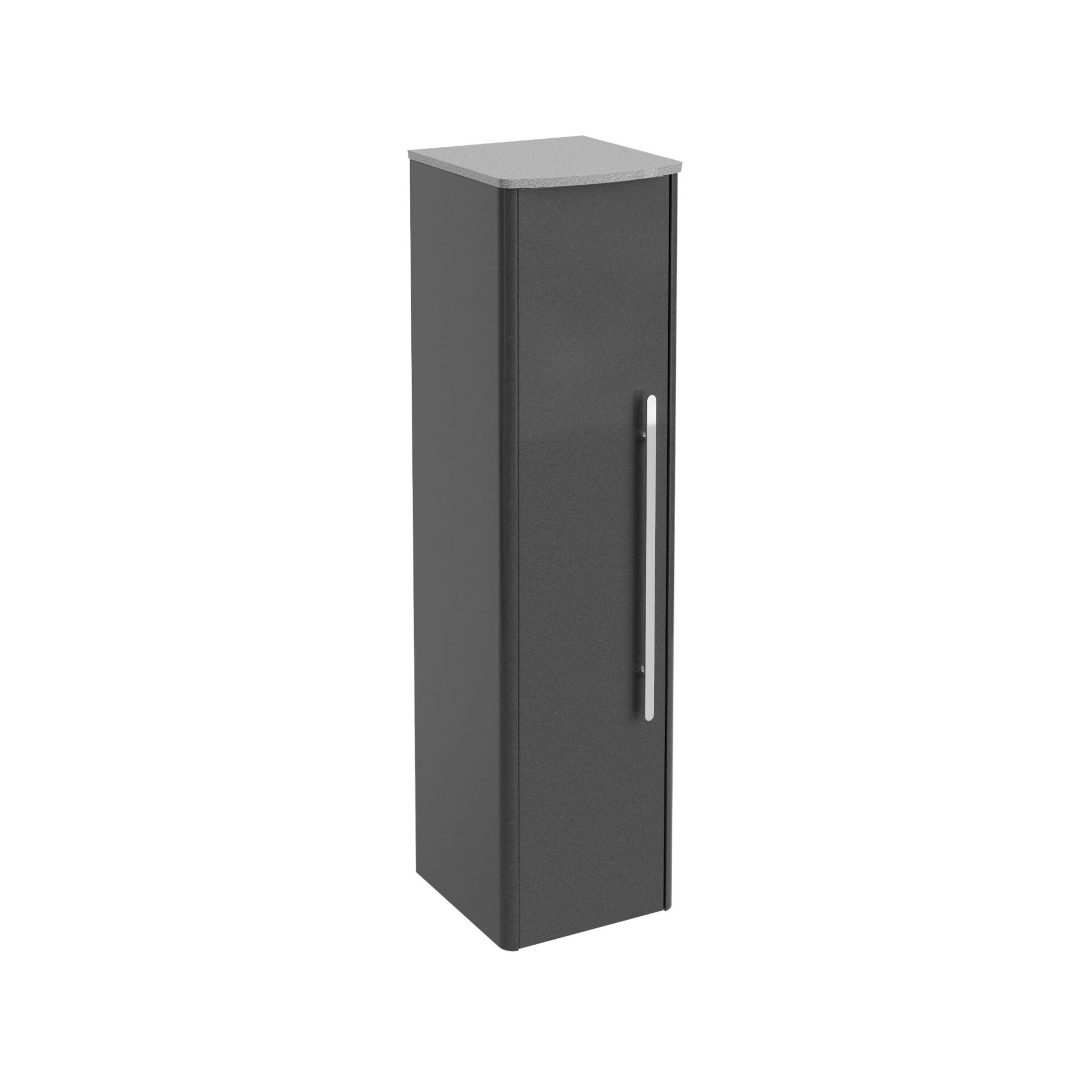 Lanzet CLASSICO Midischrank, Anthrazit/Grau-Metallic, links Lanzet CLASSICO Midischrank, Anthrazit/Grau-Metallic, links