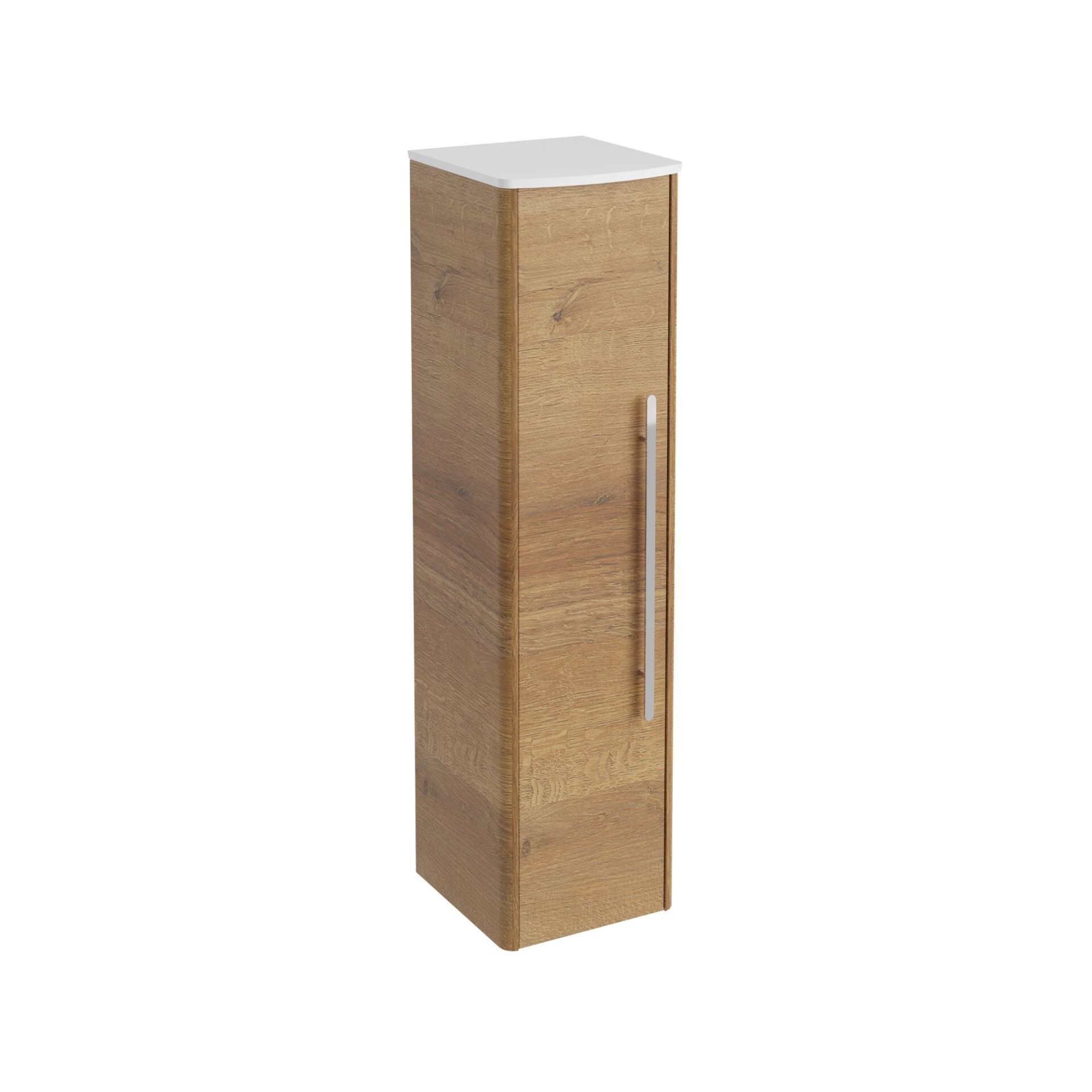Lanzet CLASSICO Midischrank, Hellbraun/Weiß, links Lanzet CLASSICO Midischrank, Hellbraun/Weiß, links