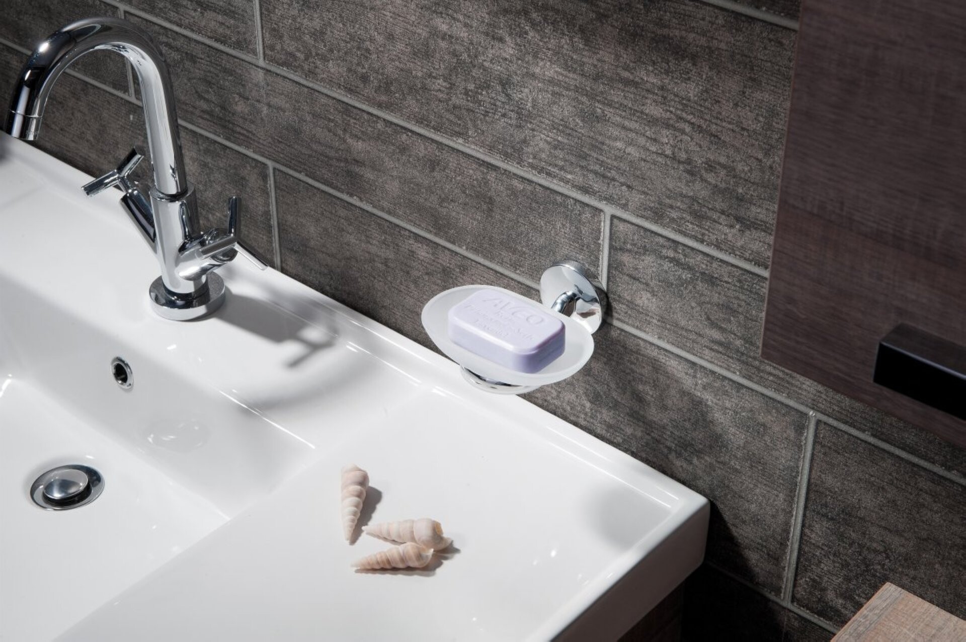 Fackelmann VISION Seifenschale, Chrom glänzend Fackelmann VISION Seifenschale, Chrom glänzend