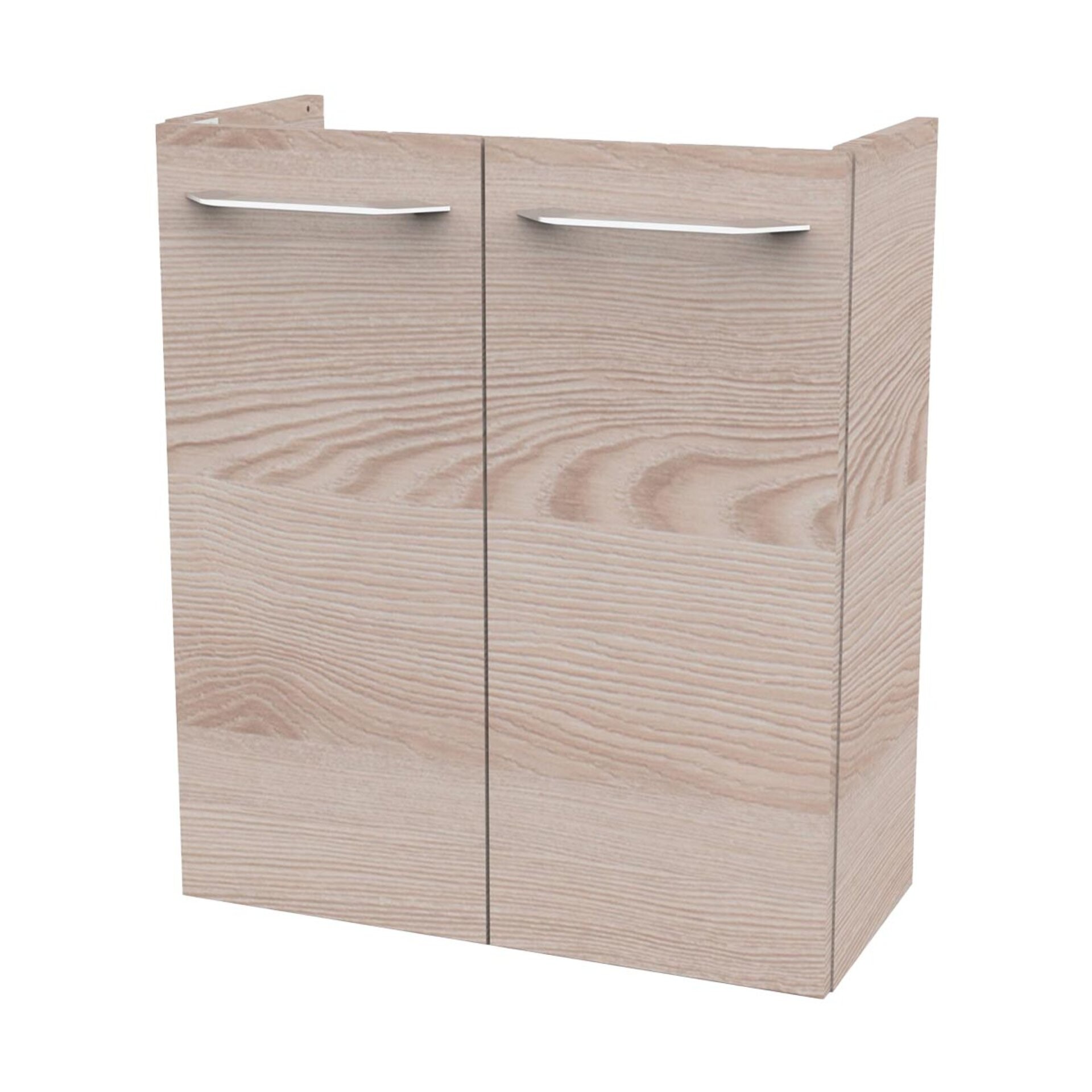 Fackelmann SBC B.CLEVER Waschbeckenunterschrank 55 cm, Braun hell, 2 Türen Fackelmann SBC B.CLEVER Waschbeckenunterschrank 55 cm, Braun hell, 2 Türen