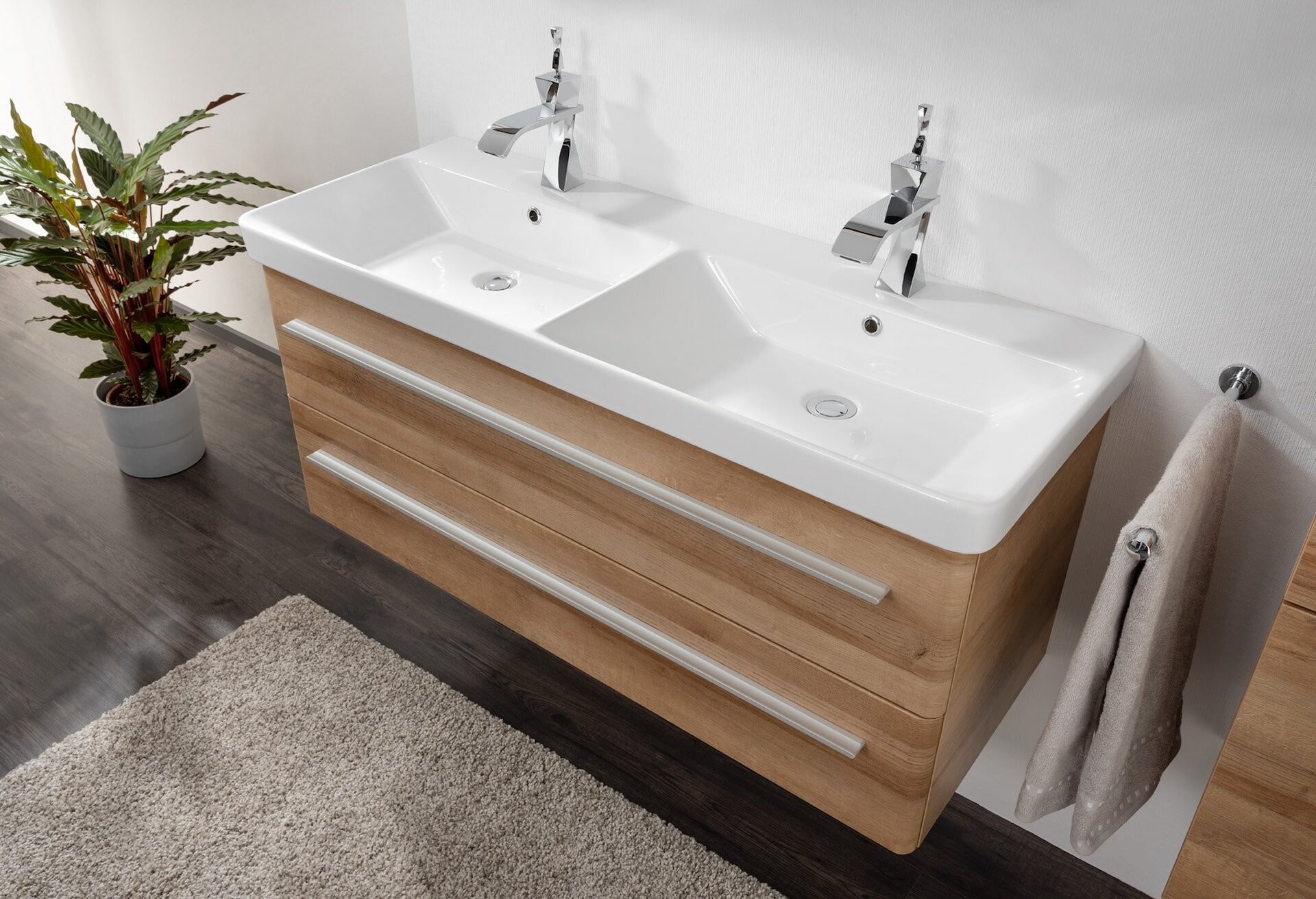 Lanzet K8 Keramik Doppel Waschbecken 120 cm Lanzet K8 Keramik Doppel Waschbecken 120 cm