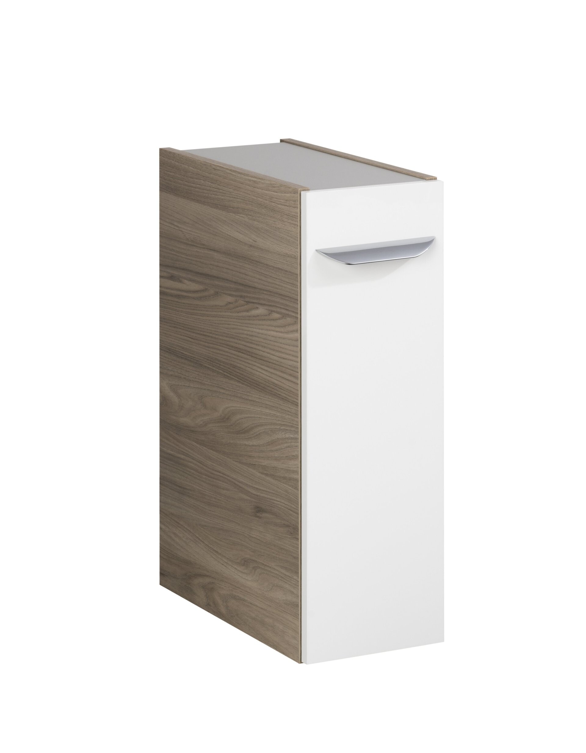 Fackelmann LUXOR Unterschrank mit Apothekerauszug 20 cm, Braun hell/Weiß Fackelmann LUXOR Unterschrank mit Apothekerauszug 20 cm, Braun hell/Weiß
