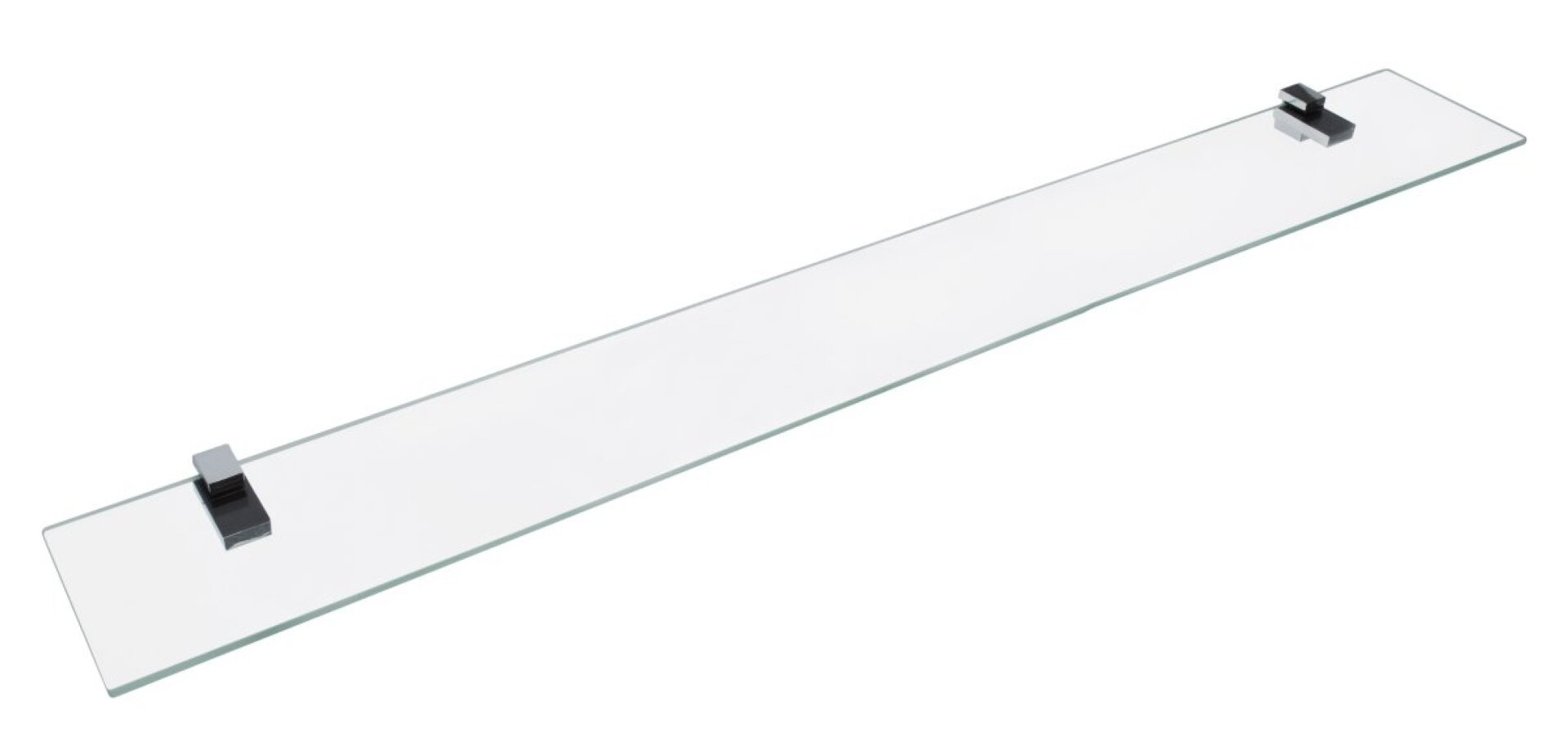 Fackelmann Glasablage 100 cm, 2 Halter für Wandmontage Fackelmann Glasablage 100 cm, 2 Halter für Wandmontage