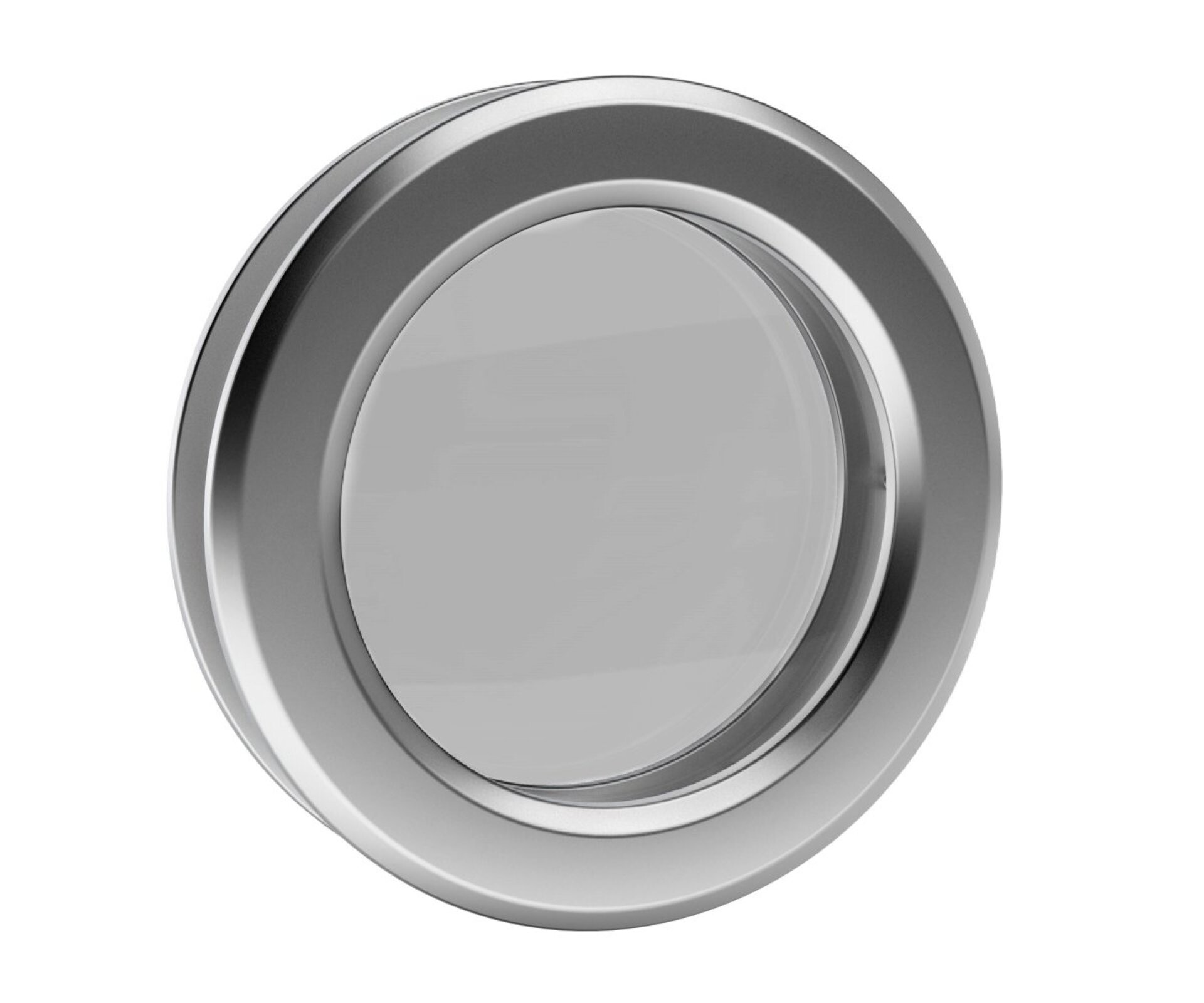 Bullauge ø 350 mm Milchglas Edelstahl mit Teleskoprahmen BT35/0 - ohne Schrauben