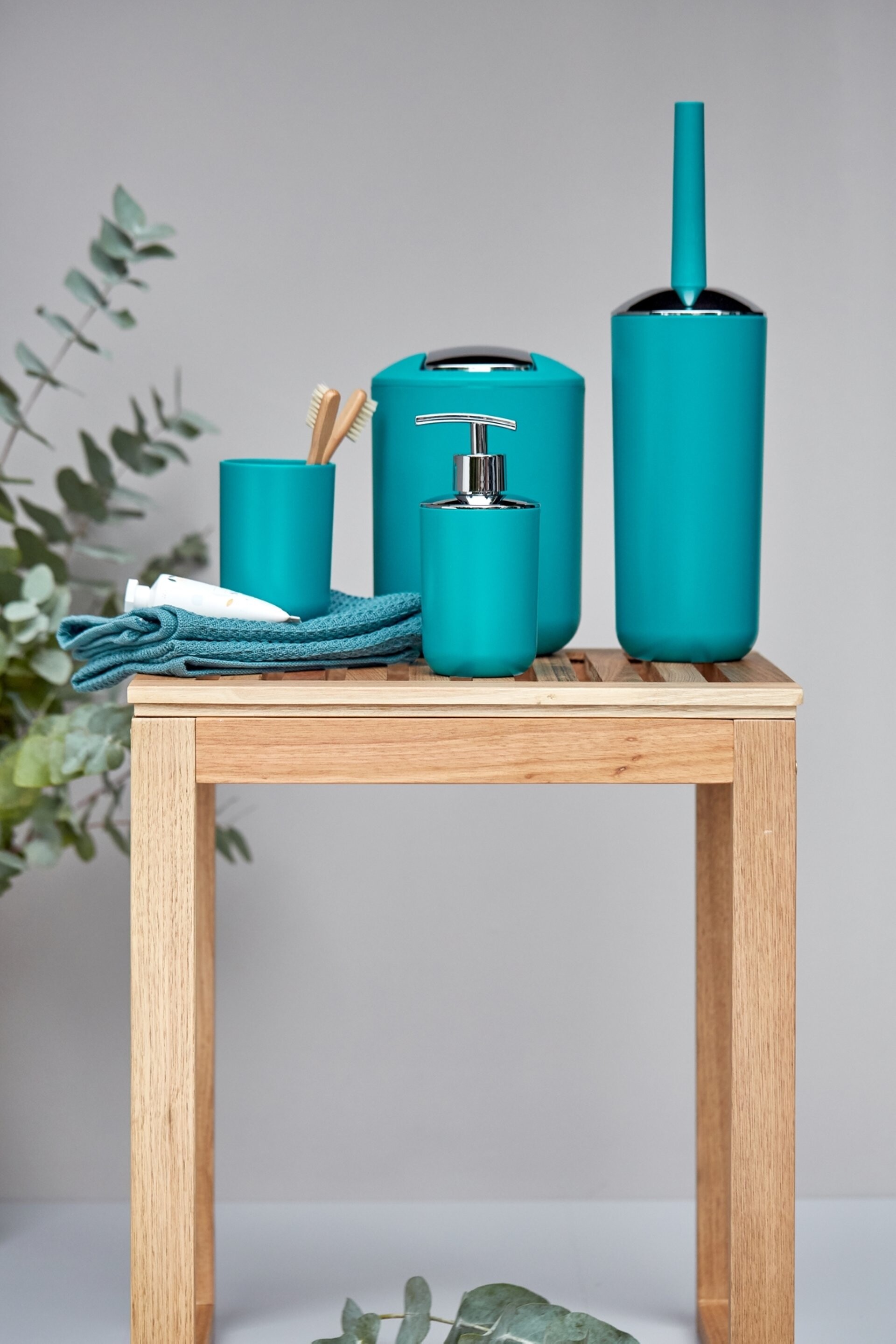 WENKO BRASIL Kosmetikeimer 6,5 Liter, Blau