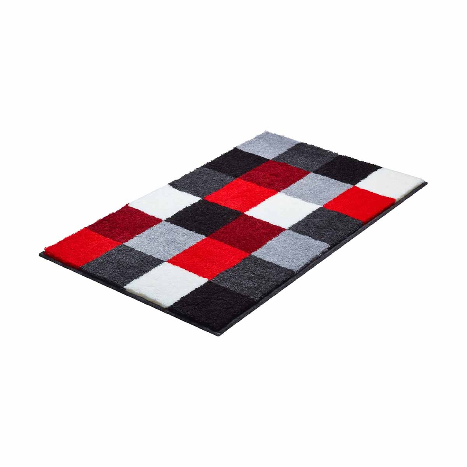 GRUND BONA Badematte 70 x 120 cm Rubinrot