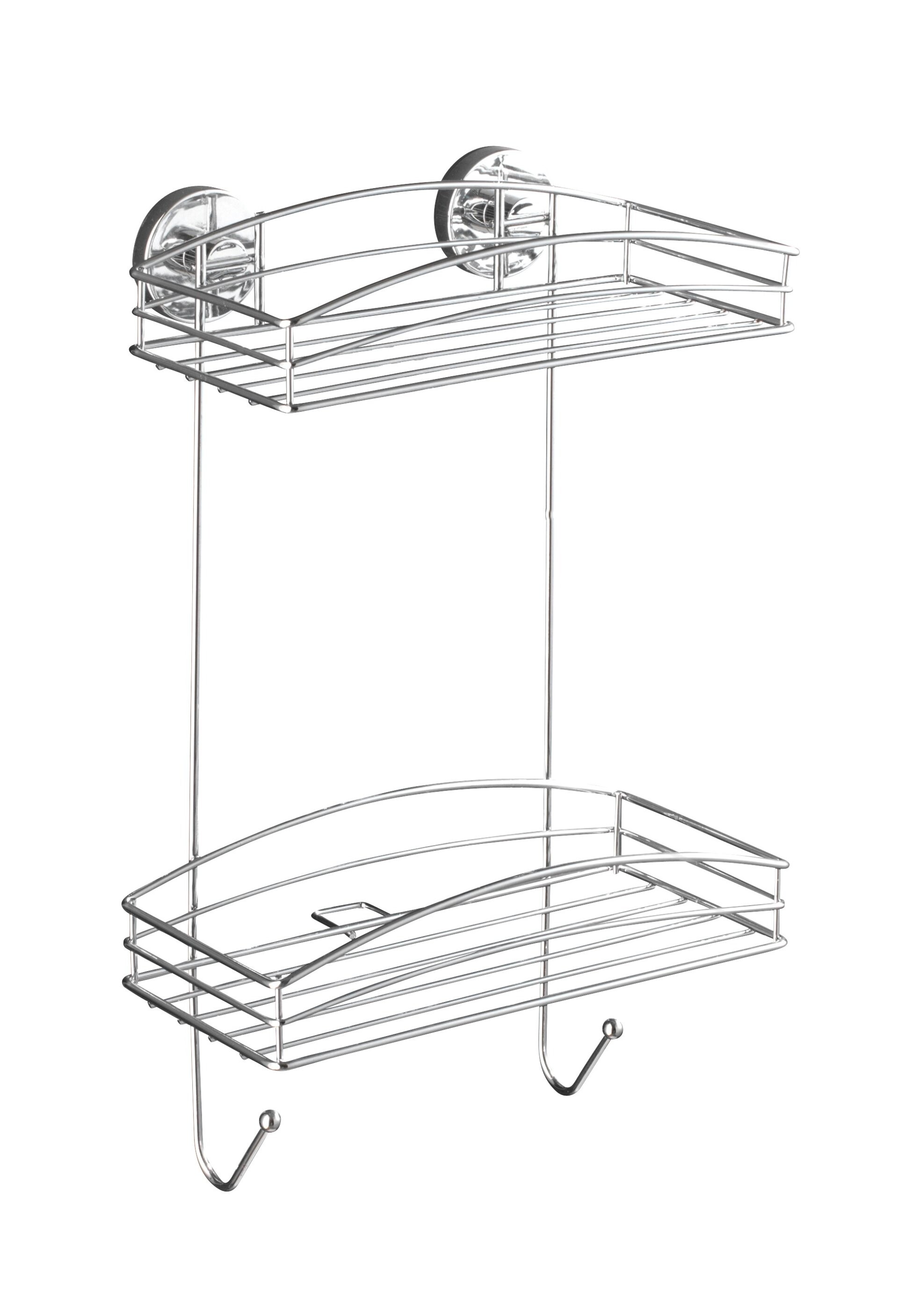 WENKO Duschablage, Chrom glänzend, Vacuum-Loc WENKO Duschablage, Chrom glänzend, Vacuum-Loc