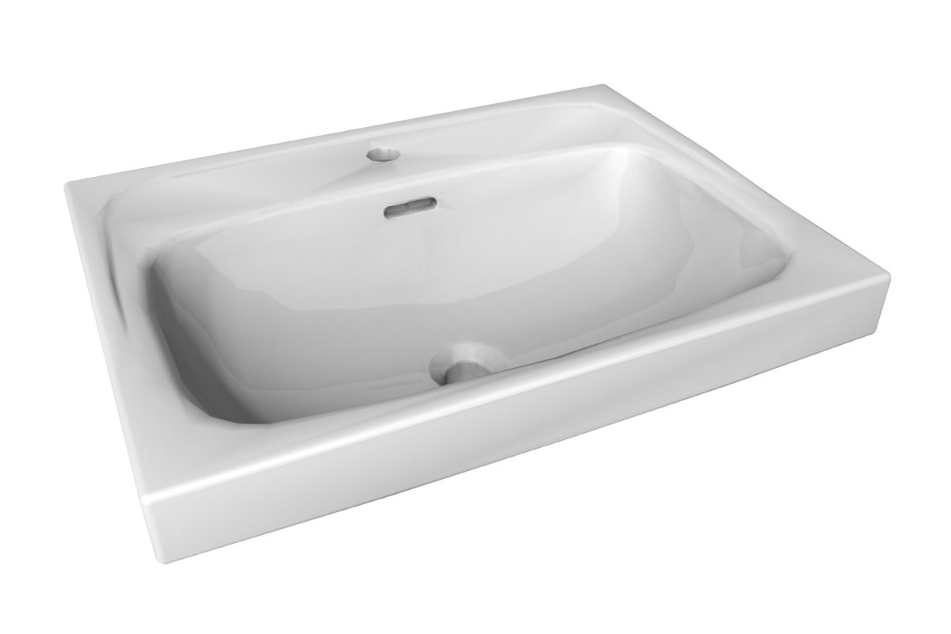 Lanzet K1 Keramik Waschbecken 61 cm Lanzet K1 Keramik Waschbecken 61 cm
