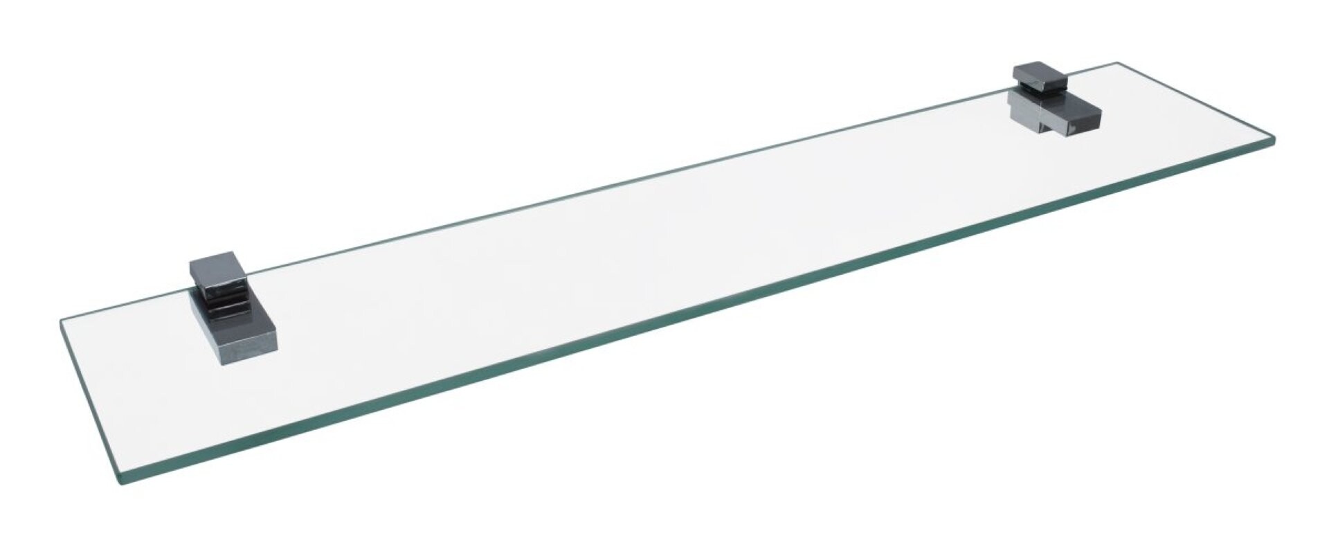 Fackelmann Glasablage 60 cm, 2 Halter für Wandmontage Fackelmann Glasablage 60 cm, 2 Halter für Wandmontage