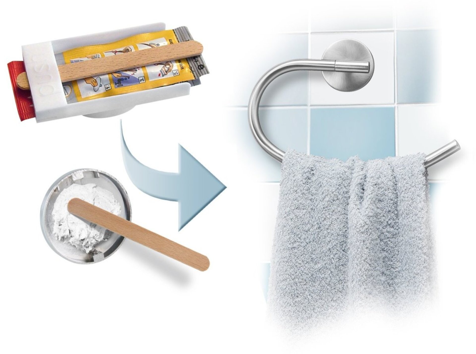Fackelmann Superkleber für Badaccessoires Fackelmann Superkleber für Badaccessoires
