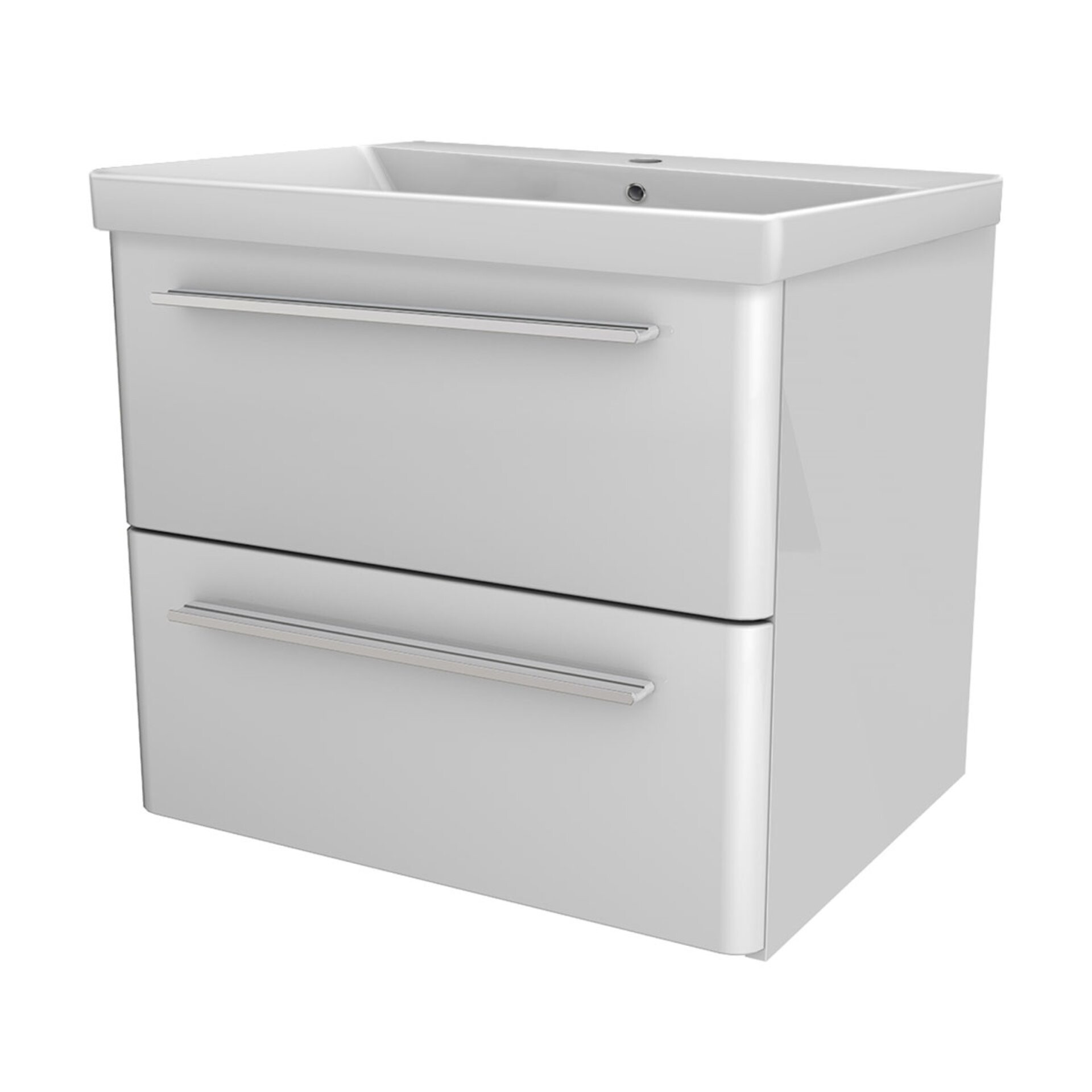 LANZET K8 Badmöbel Set 2-teilig, 60 cm, Weiß, Keramikbecken LANZET K8 Badmöbel Set 2-teilig, 60 cm, Weiß, Keramikbecken