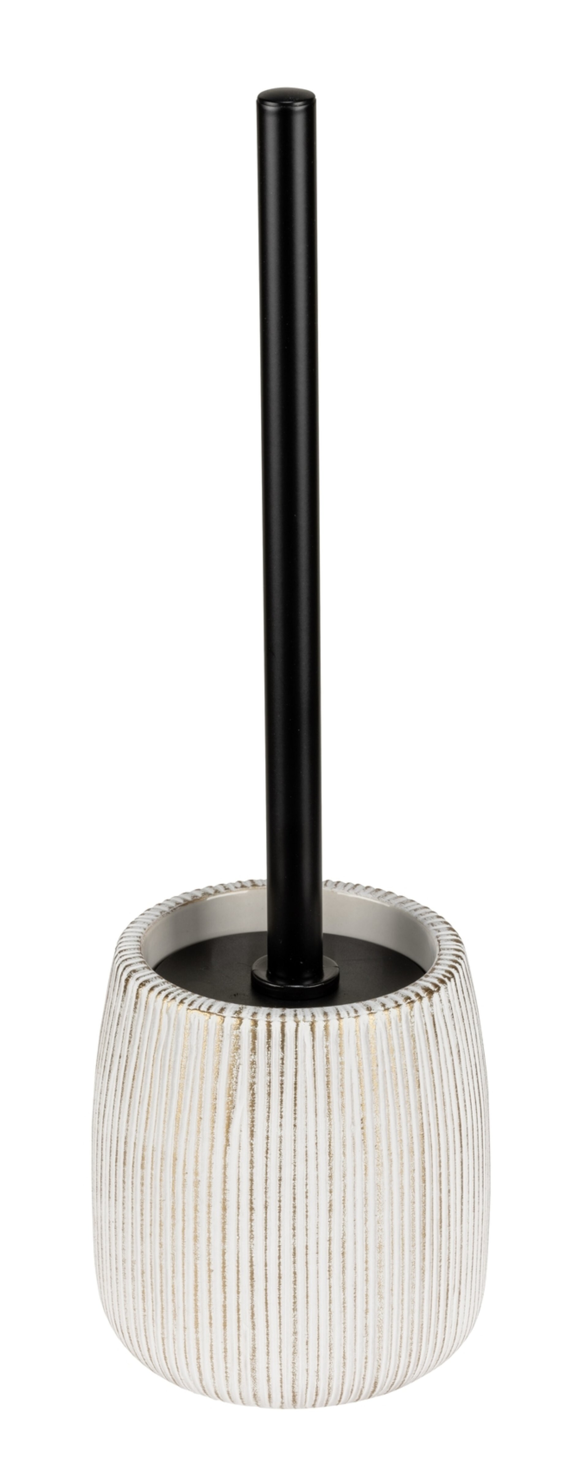 WENKO PASCOLI WC-Garnitur, Weiß/Gold, Keramik