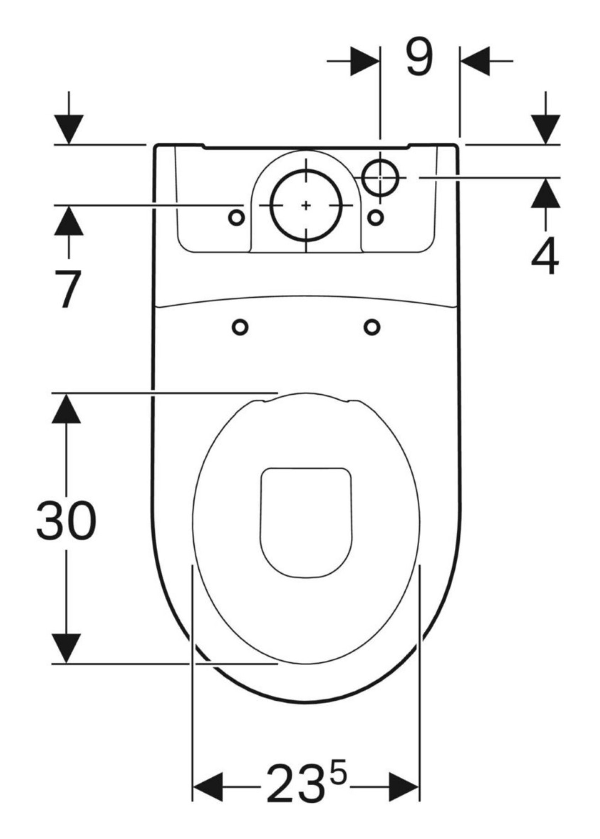 GEBERIT ICON Tiefspül-WC, Weiß, für Spülkasten, bodenstehend, spülrandlos, Keratect GEBERIT ICON Tiefspül-WC, Weiß, für Spülkasten, bodenstehend, spülrandlos, Keratect