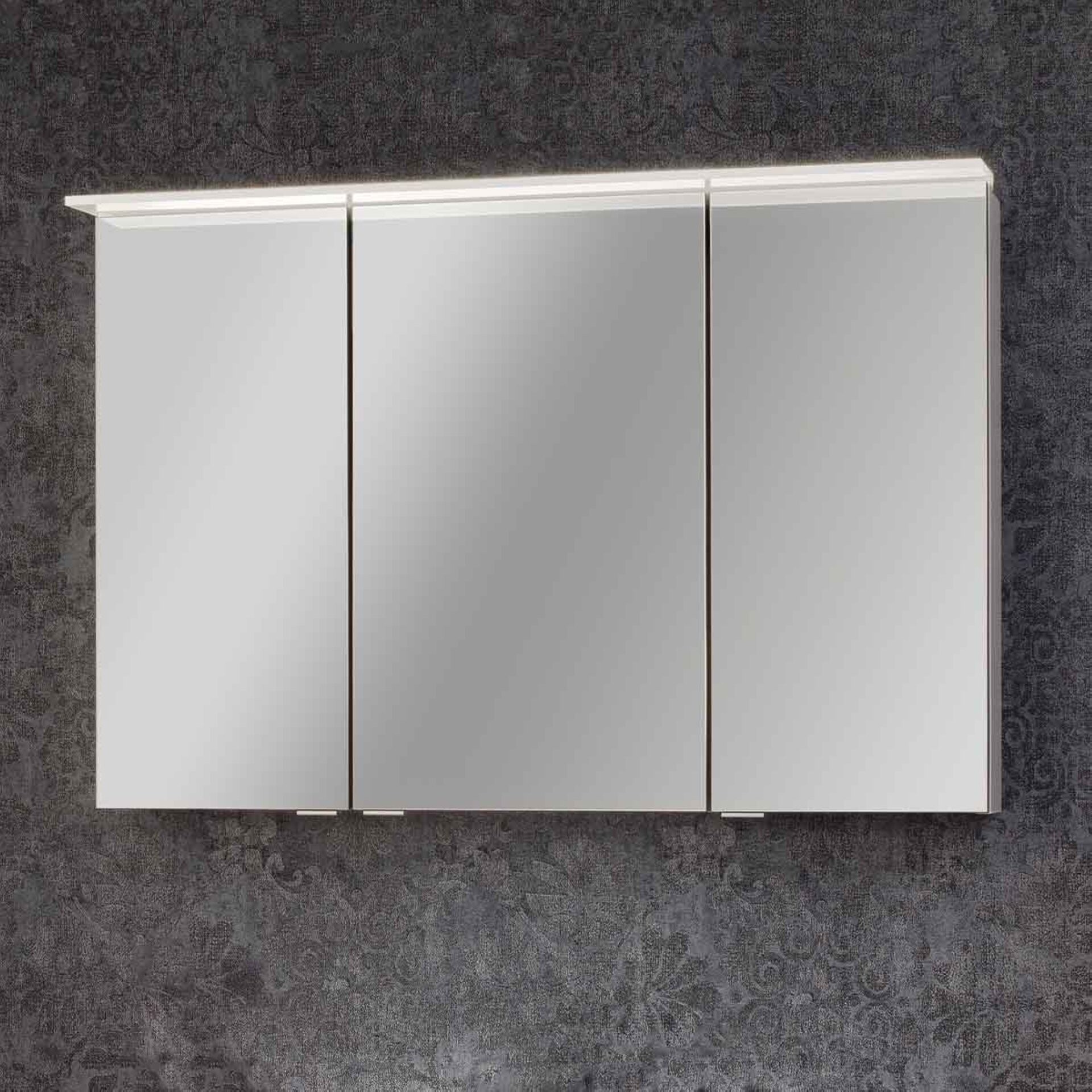 Fackelmann B.PERFEKT LED Spiegelschrank 100 cm breit, Weiß