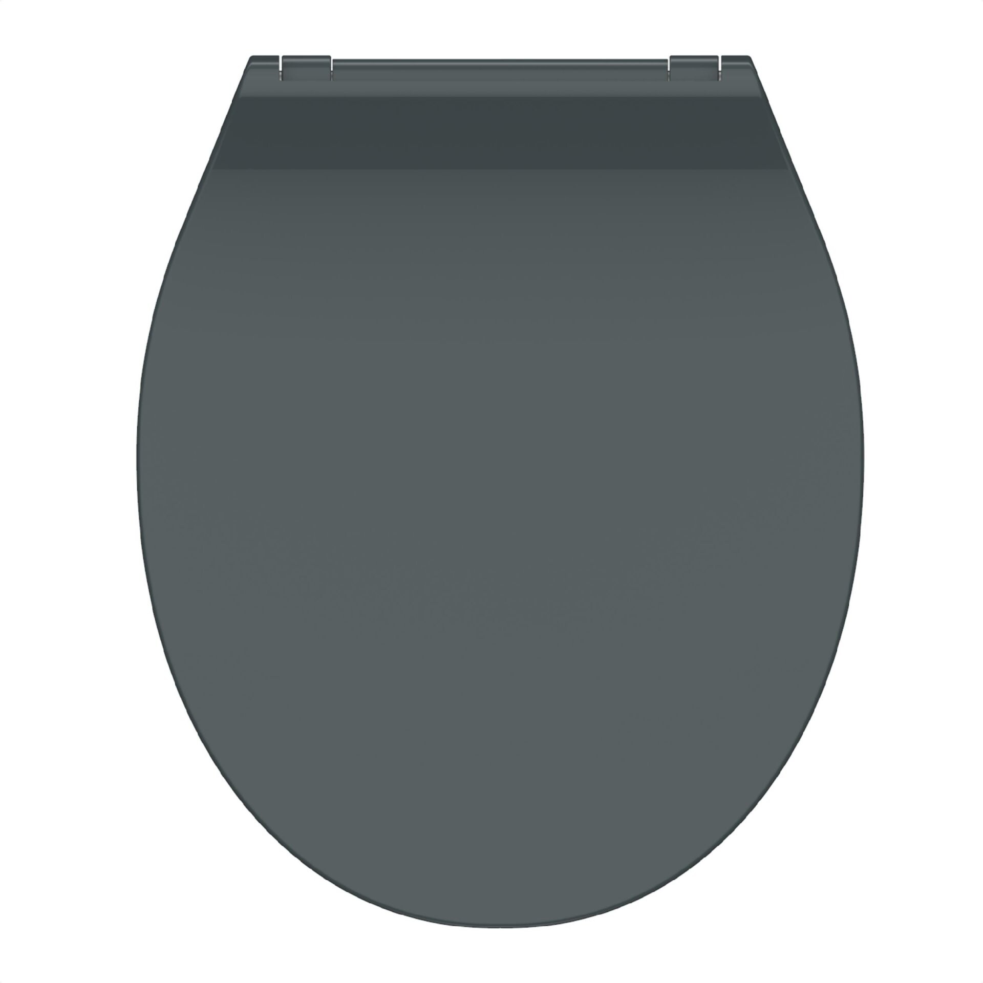 SCHÜTTE SLIM ANTHRAZIT WC-Sitz, Kunststoff, mit Absenkautomatik und Schnellverschluss