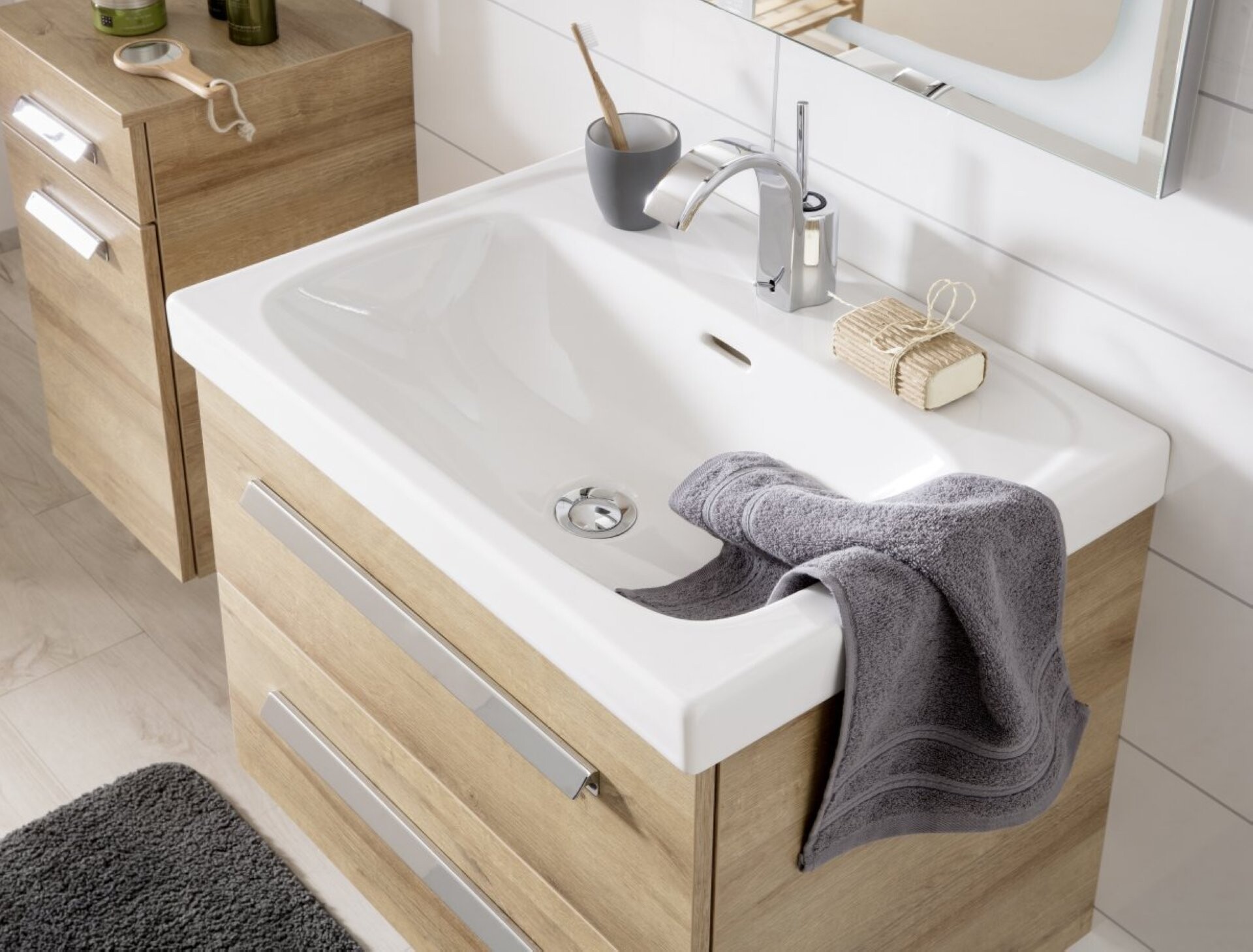 Lanzet K1 Keramik Waschbecken 61 cm Lanzet K1 Keramik Waschbecken 61 cm