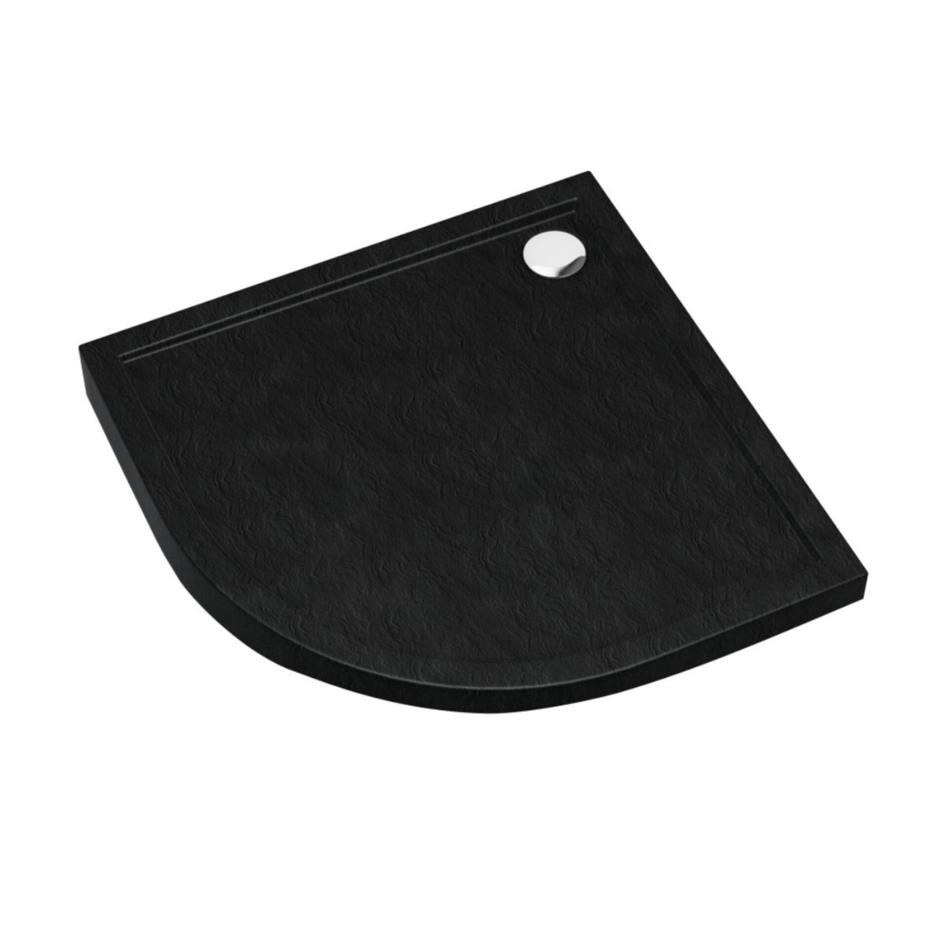 Aedler, Duschwanne Standard Plus Antis Black Scale 90x90x4,5R55