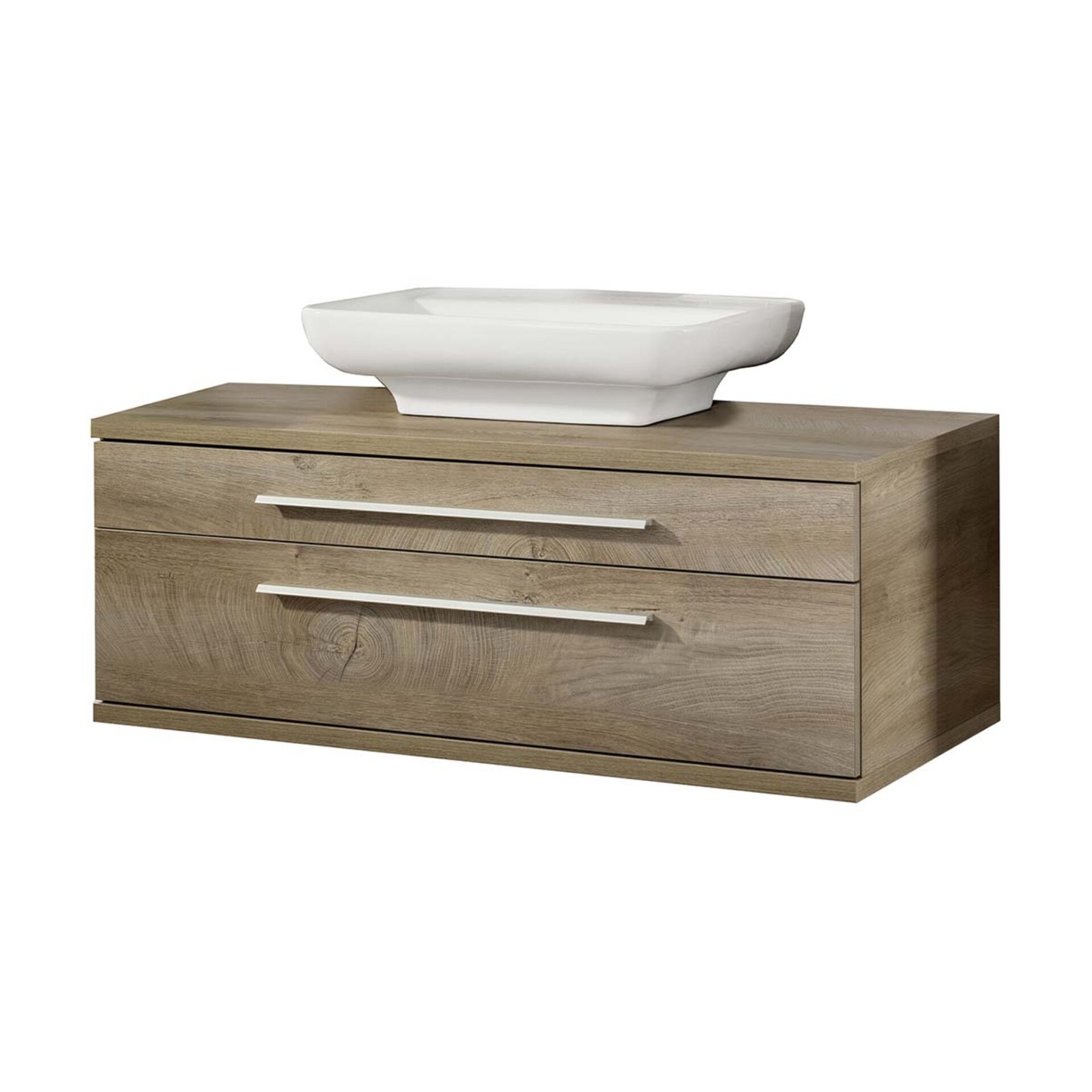 Fackelmann STANFORD Badmöbel Set 2-teilig,110 cm breit, Braun, Keramikbecken 60 cm Fackelmann STANFORD Badmöbel Set 2-teilig,110 cm breit, Braun, Keramikbecken 60 cm