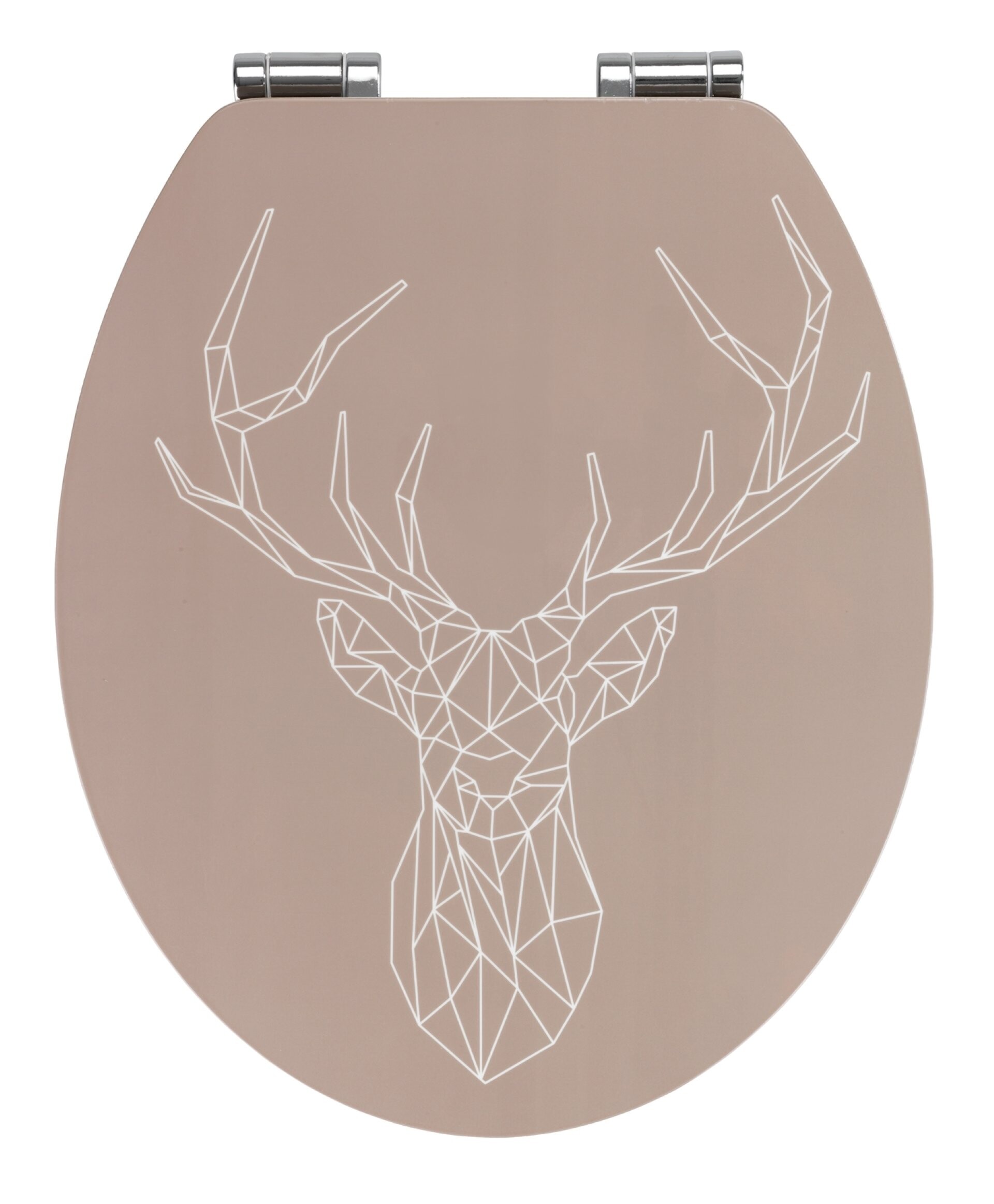 WENKO STAG WC-Sitz, Beige, MDF/Bambus WENKO STAG WC-Sitz, Beige, MDF/Bambus